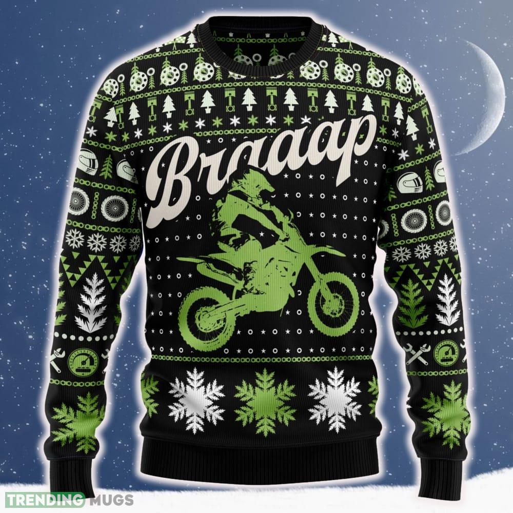 Braaap Moto Sweater Fireplace Motorcross Gift Fans For Men And Women Christmas Holidays - Braaap Moto Ugly Christmas Sweater_ 1 Braaap Moto Sweater Fireplace Motorcross Gift Fans For Men And Women Christmas Holidays - Braaap Moto Ugly Christmas Sweater_ 1