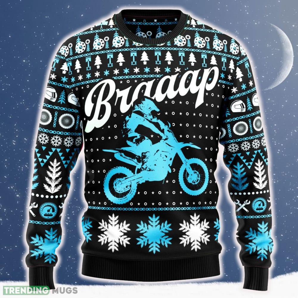 Braaap Moto Ugly Christmas Sweater 2023 Trending Motorcross Needle For Fans Gift - Braaap Moto Ugly Christmas Sweater_ 1 Braaap Moto Ugly Christmas Sweater 2023 Trending Motorcross Needle For Fans Gift - Braaap Moto Ugly Christmas Sweater_ 1