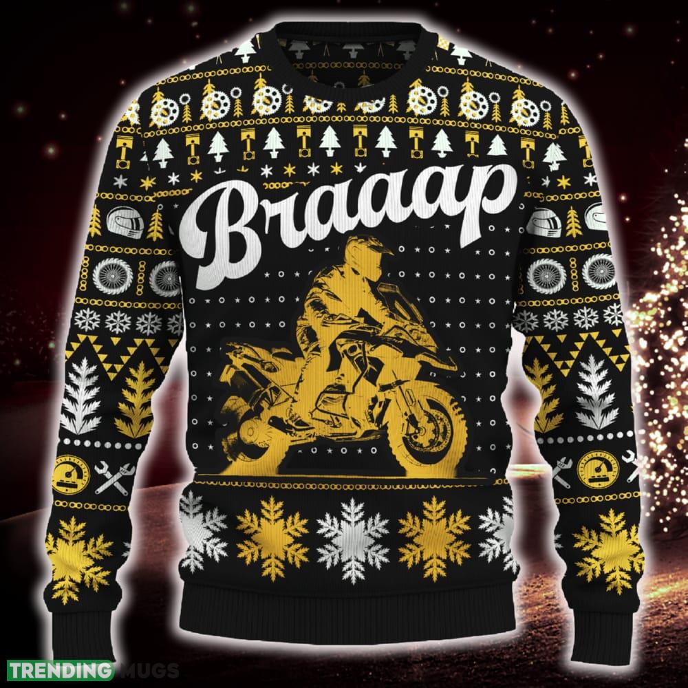 Braaap Motorrad R 1250 GS Adventure Motorcross Snowflakes Ugly Christmas Sweater Gift For Fans - Braaap Motorrad R 1250 GS Adventure Christmas Sweater_ 1 Braaap Motorrad R 1250 GS Adventure Motorcross Snowflakes Ugly Christmas Sweater Gift For Fans - Braaap Motorrad R 1250 GS Adventure Christmas Sweater_ 1
