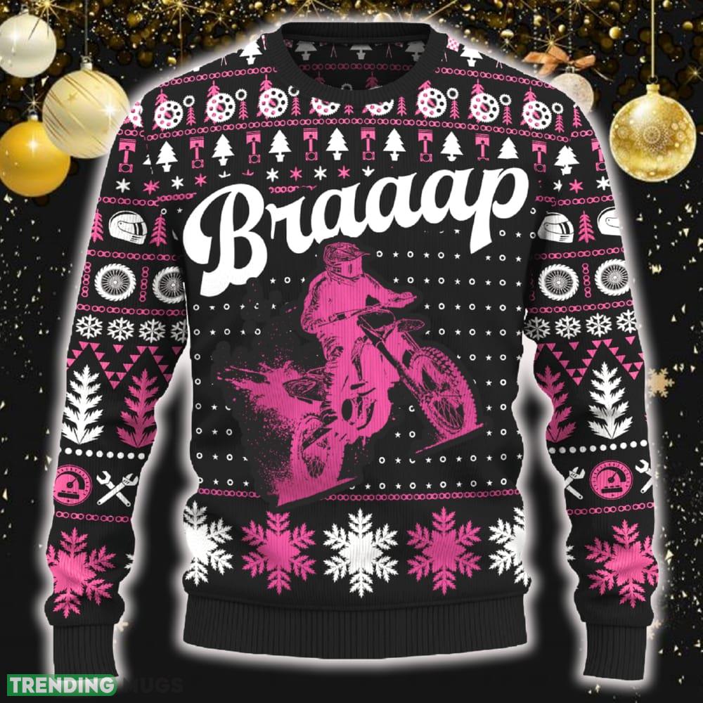 Braaap RM-Z250 Ugly Christmas Sweater New Pattern Motorcross Holidays Gift Fans - Braaap RM-Z250 Ugly Christmas Sweater_ 1 Braaap RM-Z250 Ugly Christmas Sweater New Pattern Motorcross Holidays Gift Fans - Braaap RM-Z250 Ugly Christmas Sweater_ 1