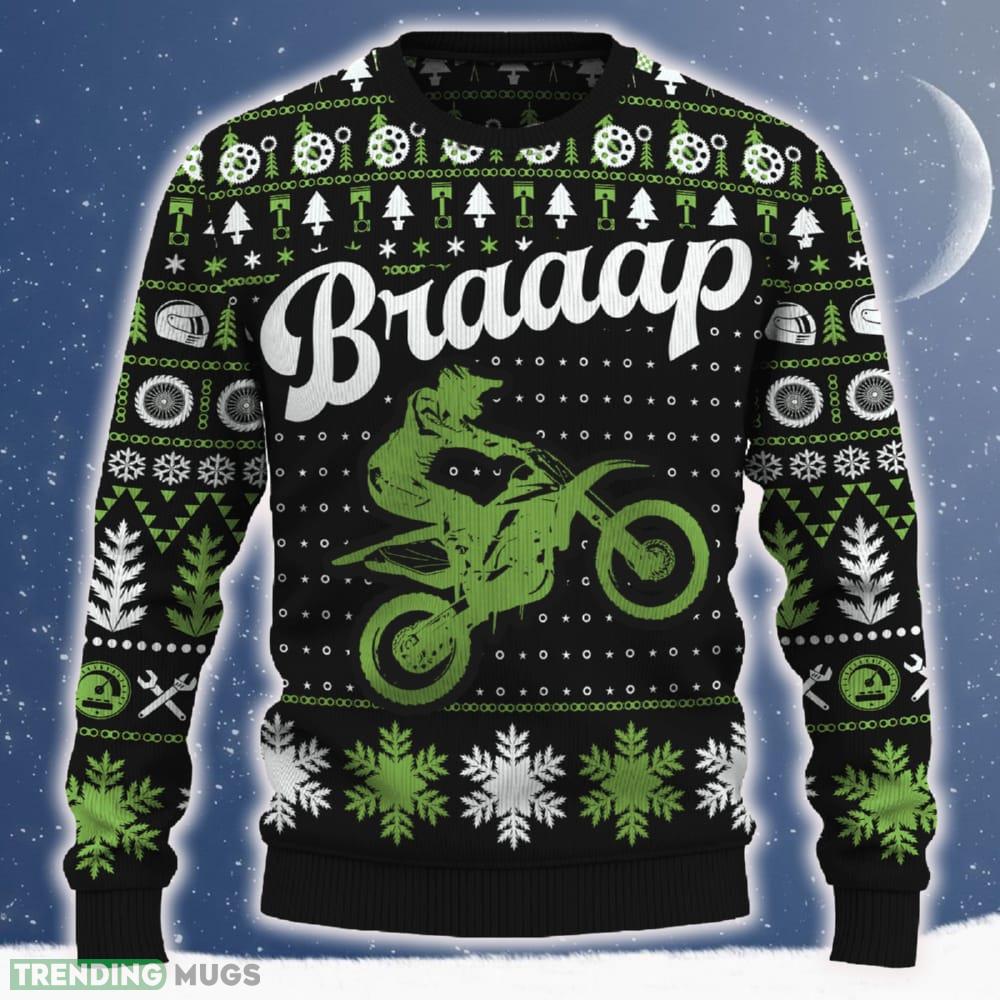 Braaap Serow 250 XT250 Sweater Needle Motorcross Gift Fans For Men And Women Christmas Holidays - Braaap Serow 250 (XT250) Ugly Christmas Sweater_ 1 Braaap Serow 250 XT250 Sweater Needle Motorcross Gift Fans For Men And Women Christmas Holidays - Braaap Serow 250 (XT250) Ugly Christmas Sweater_ 1