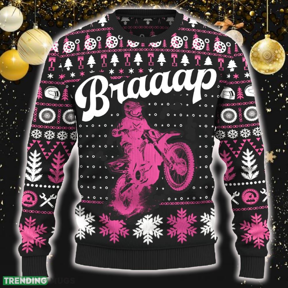 Braaap YZ250 Motorcross Ugly Christmas Sweater New Gift For Men And Women - Braaap YZ250 Ugly Christmas Sweater_ 1 Braaap YZ250 Motorcross Ugly Christmas Sweater New Gift For Men And Women - Braaap YZ250 Ugly Christmas Sweater_ 1