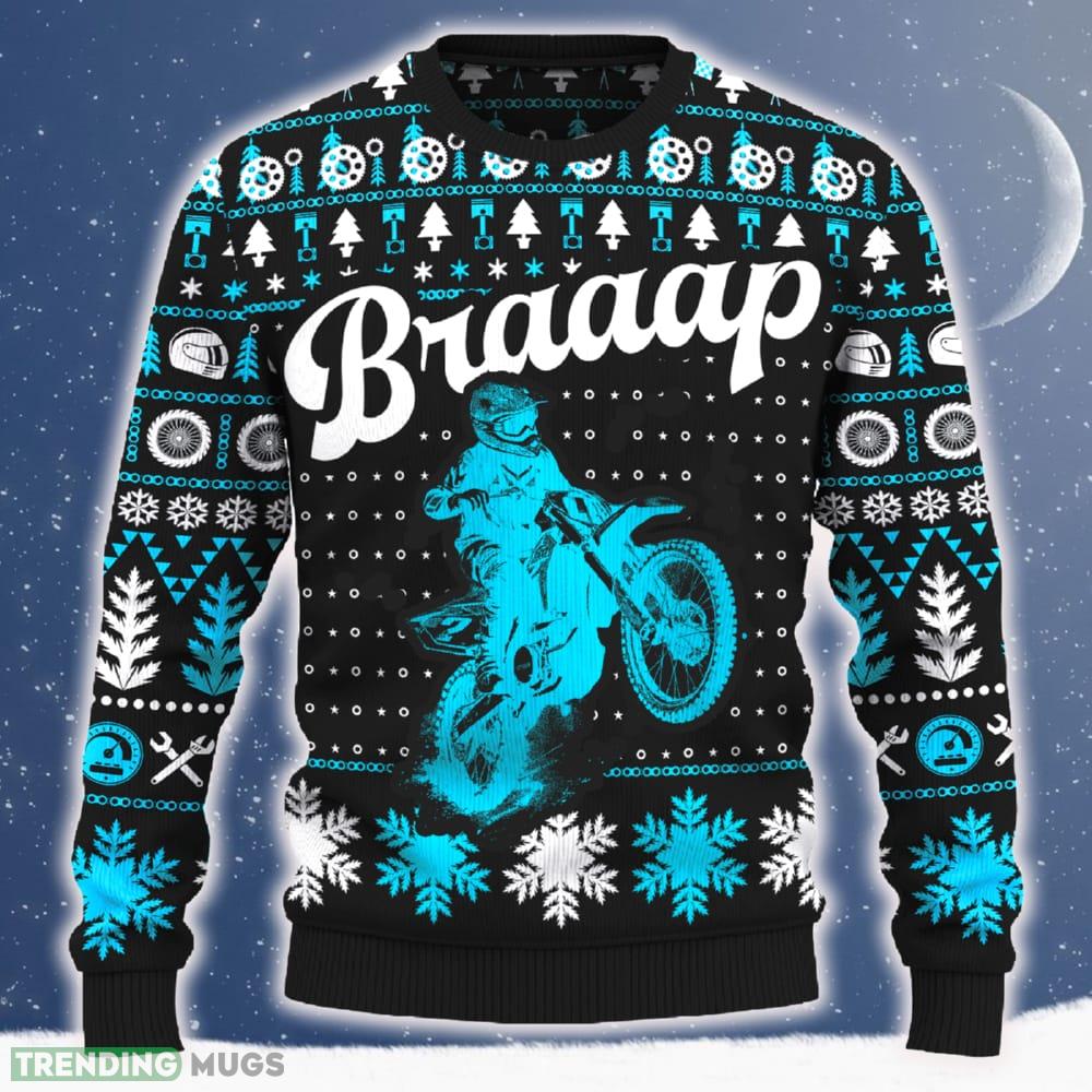 Braaap YZ250 Ugly Christmas Sweater 2023 Trending Motorcross Friends For Fans Gift - Braaap YZ250 Ugly Christmas Sweater_ 1 Braaap YZ250 Ugly Christmas Sweater 2023 Trending Motorcross Friends For Fans Gift - Braaap YZ250 Ugly Christmas Sweater_ 1