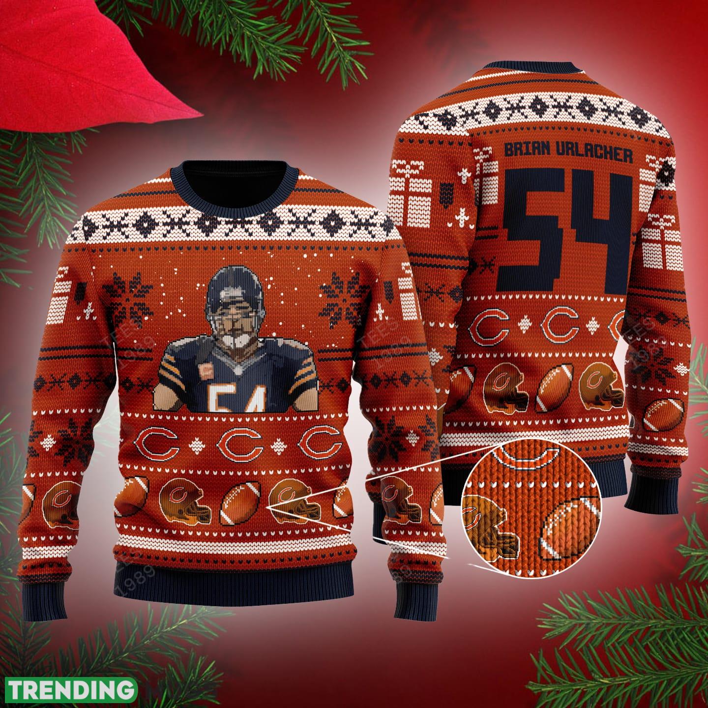 Brian Urlacher chicago bears NFL Ugly Christmas Sweater Gift Holidays - Brian Urlacher chicago bears NFL Ugly Christmas Sweater Gift Holidays Brian Urlacher chicago bears NFL Ugly Christmas Sweater Gift Holidays - Brian Urlacher chicago bears NFL Ugly Christmas Sweater Gift Holidays