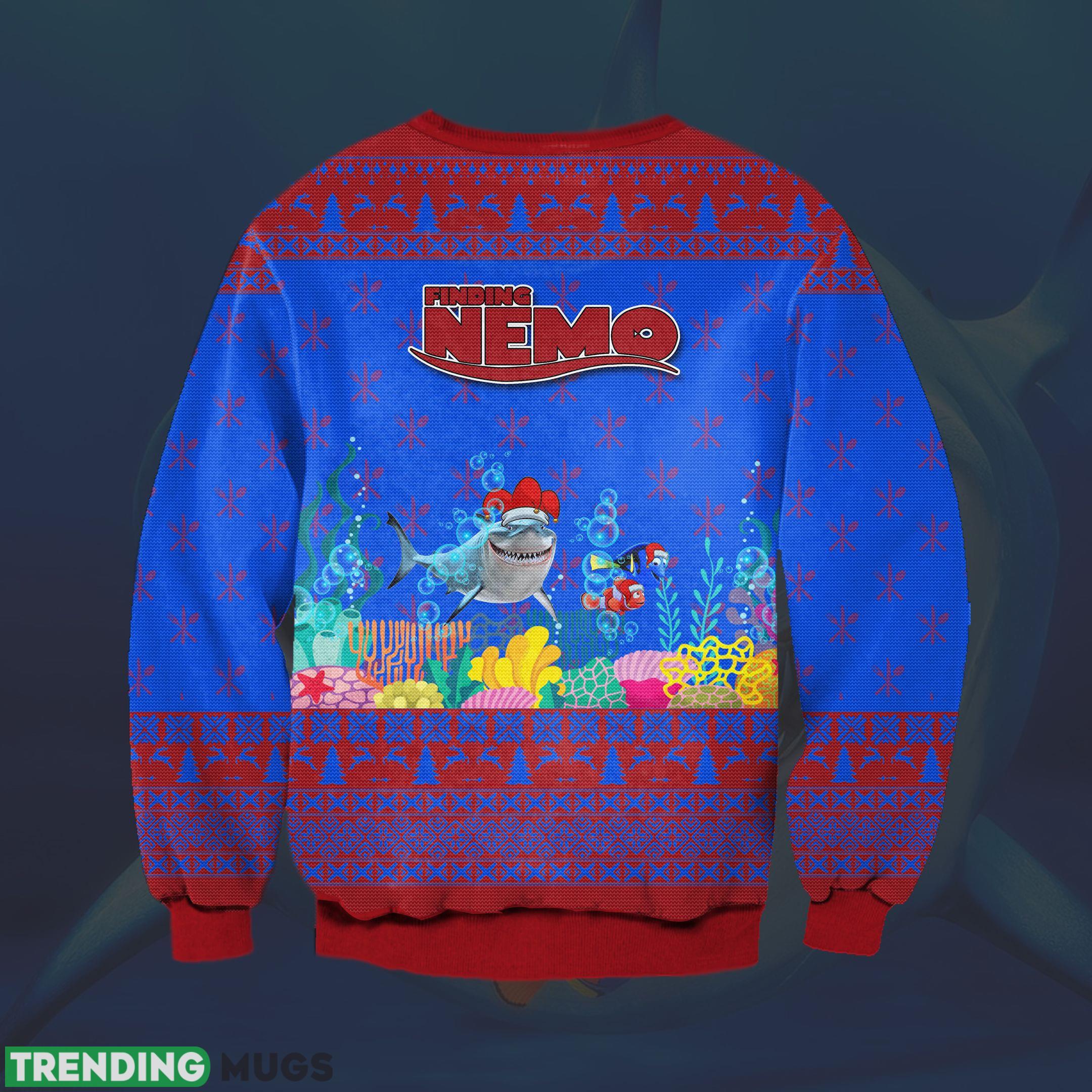 Bruce Finding Nemo Ugly Christmas Sweater Perfect Holiday Gift 3D Sweater Bruce Finding Nemo Ugly Christmas Sweater Perfect Holiday Gift 3D Sweater