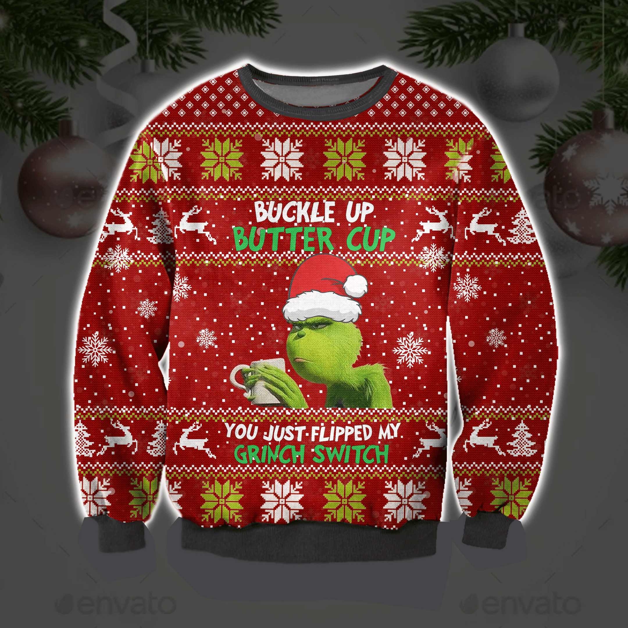 Buckle Up Buttercup You Just Flipped My Grinch Switch 3D Printed Ugly Christmas Sweater Perfect Holiday Gift - Buckle Up Buttercup You Just Flipped My Grinch Switch 3D Printed Ugly Christmas Sweater Perfect Holiday Gift_1 Buckle Up Buttercup You Just Flipped My Grinch Switch 3D Printed Ugly Christmas Sweater Perfect Holiday Gift - Buckle Up Buttercup You Just Flipped My Grinch Switch 3D Printed Ugly Christmas Sweater Perfect Holiday Gift_1