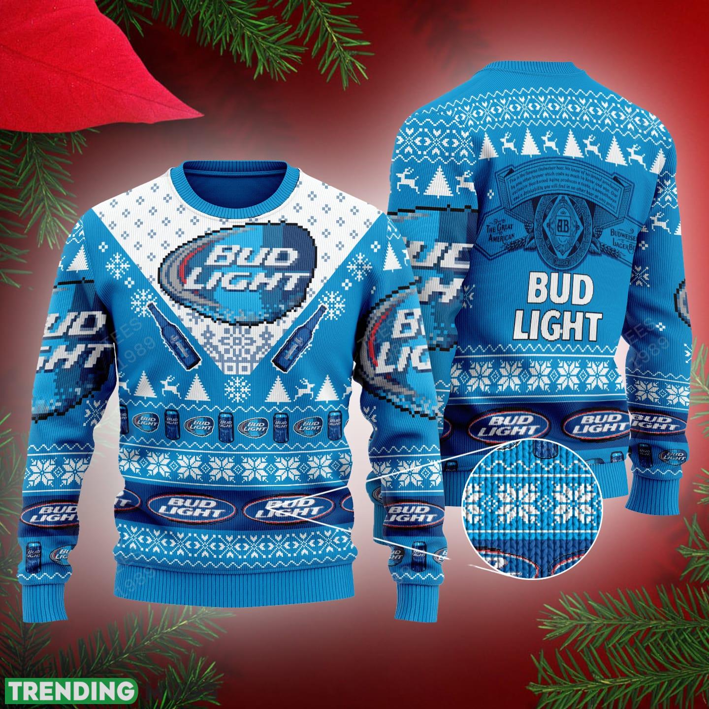 Bud Light Beer Ugly Christmas Sweater For Men And Women - Bud Light Beer Ugly Christmas Sweater For Men And Women Bud Light Beer Ugly Christmas Sweater For Men And Women - Bud Light Beer Ugly Christmas Sweater For Men And Women