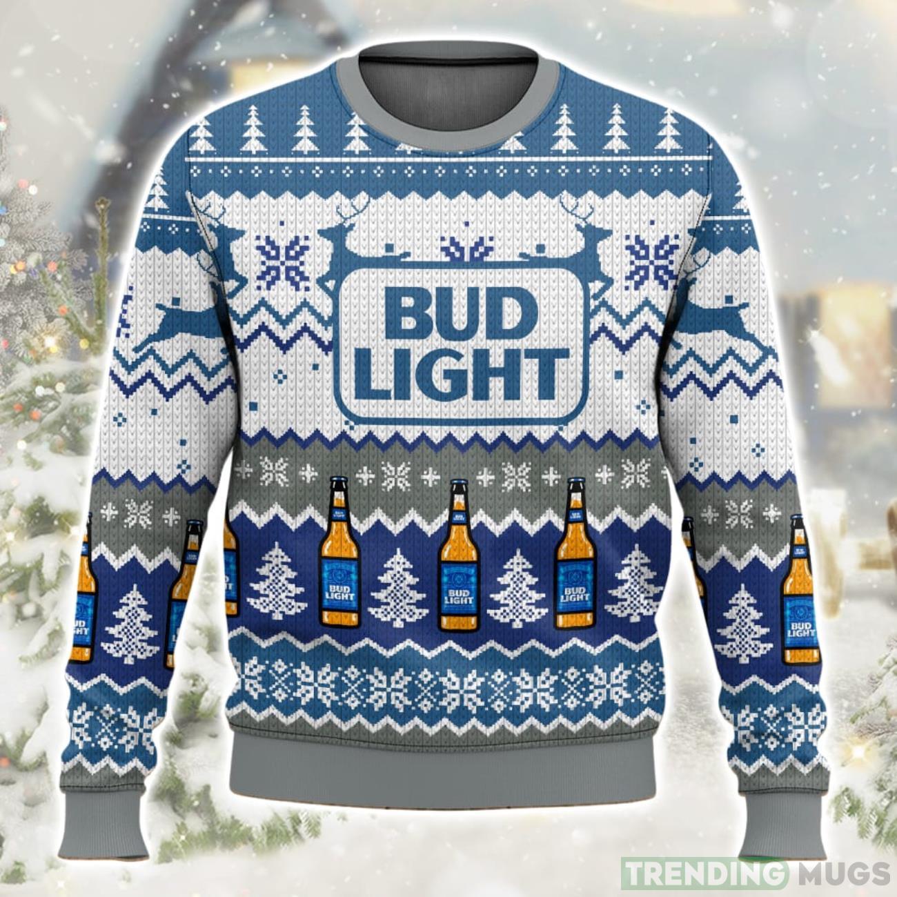 Bud Light Christmas Ugly Sweater Special Gift For Xmas Product Photo 1 Bud Light Christmas Ugly Sweater Special Gift For Xmas Product Photo 1