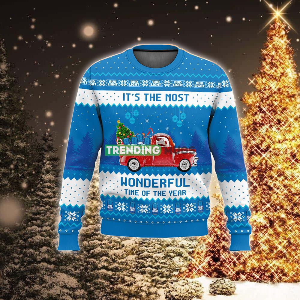 Bud Light It’s The Most Wonderful Time For A Beer New Style 2023 Ugly 3D Sweater Tradition For Christmas 3D Sweater Bud Light It’s The Most Wonderful Time For A Beer New Style 2023 Ugly 3D Sweater Tradition For Christmas 3D Sweater