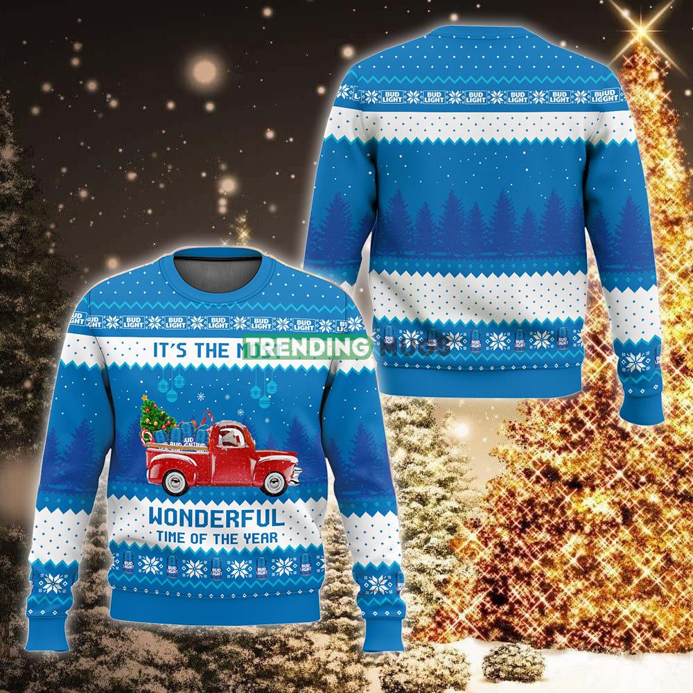 Bud Light It’s The Most Wonderful Time For A Beer New Style 2023 Ugly 3D Sweater Tradition For Christmas - Bud Light It’s The Most Wonderful Time For A Beer Ugly Christmas Sweater For Men And Women Photo 1 Bud Light It’s The Most Wonderful Time For A Beer New Style 2023 Ugly 3D Sweater Tradition For Christmas - Bud Light It’s The Most Wonderful Time For A Beer Ugly Christmas Sweater For Men And Women Photo 1