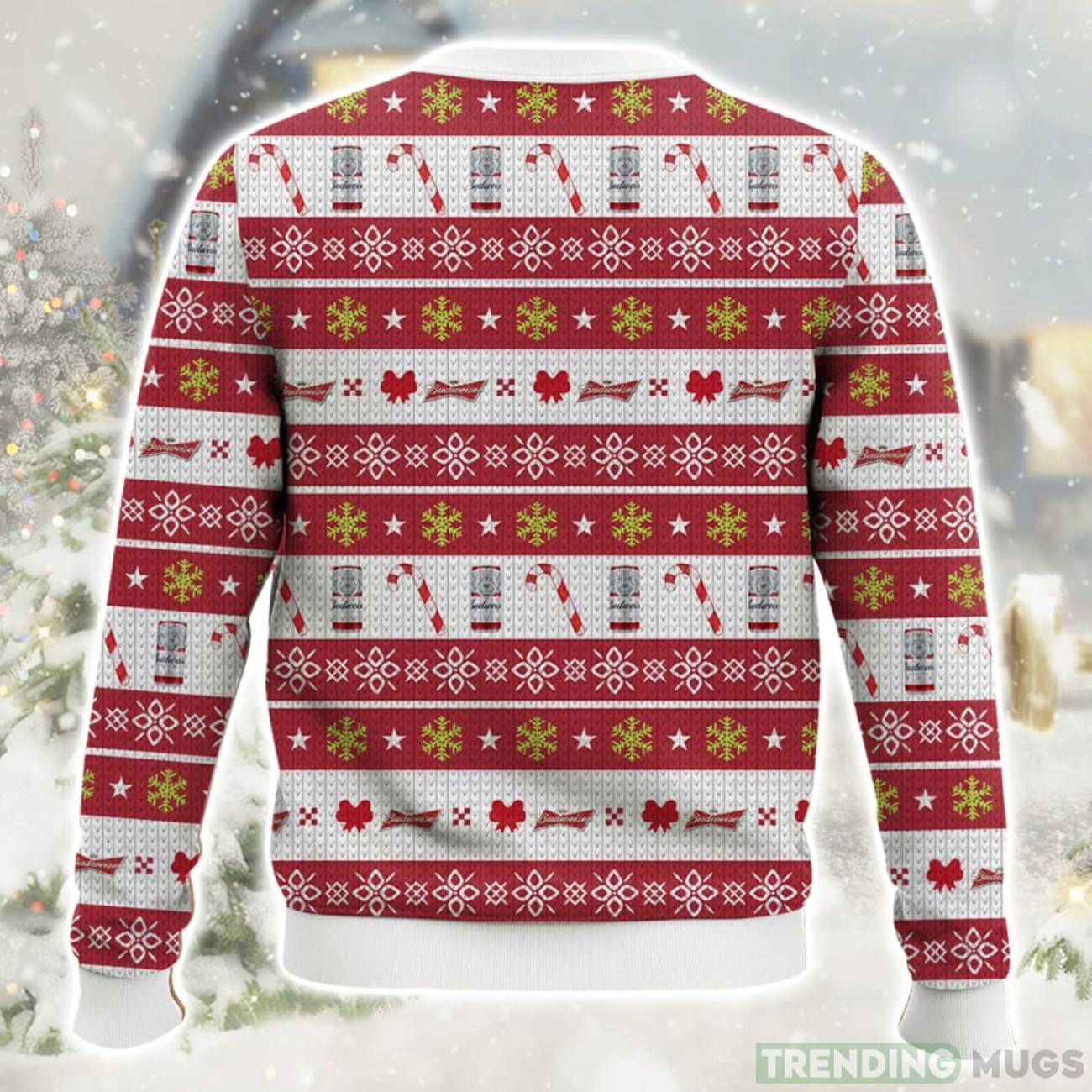 Budweiser Grinch Christmas Ugly Sweater Special Gift For Xmas 3D Sweater Budweiser Grinch Christmas Ugly Sweater Special Gift For Xmas 3D Sweater