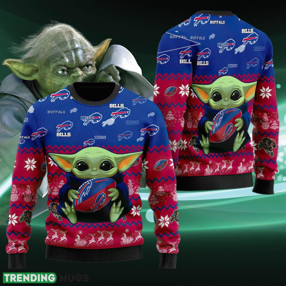 Buffalo Bills Baby Yoda Ugly Christmas Sweater AOP Season - Buffalo Bills Baby Yoda Ugly Christmas Sweater AOP Season Buffalo Bills Baby Yoda Ugly Christmas Sweater AOP Season - Buffalo Bills Baby Yoda Ugly Christmas Sweater AOP Season