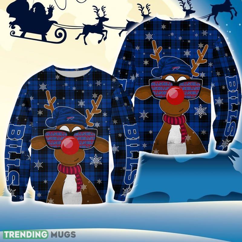 Buffalo Bills Christmas Reindeer Sunglasses Woolen All Over Print 3D Sweater For Fans Gift Christmas - Buffalo Bills Christmas Reindeer Sunglasses Woolen All Over Print 3D Sweater For Fans Gift Christmas Buffalo Bills Christmas Reindeer Sunglasses Woolen All Over Print 3D Sweater For Fans Gift Christmas - Buffalo Bills Christmas Reindeer Sunglasses Woolen All Over Print 3D Sweater For Fans Gift Christmas