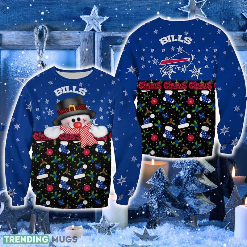 Buffalo Bills Christmas Snowman December Sweater New For Men And Women Gift Holidays - Buffalo Bills Christmas Snowman December Sweater New For Men And Women Gift Holidays Buffalo Bills Christmas Snowman December Sweater New For Men And Women Gift Holidays - Buffalo Bills Christmas Snowman December Sweater New For Men And Women Gift Holidays