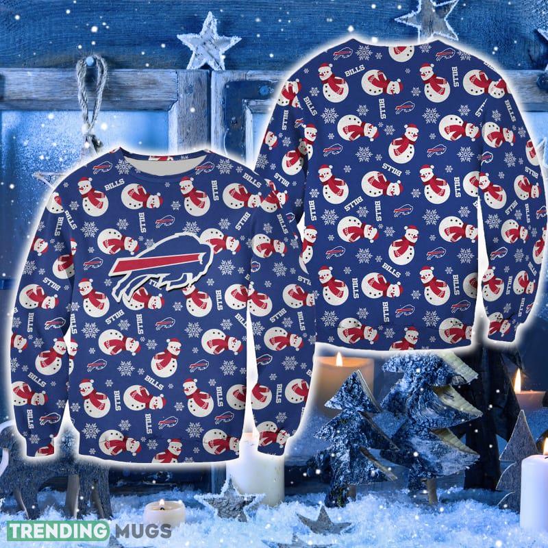 Buffalo Bills Christmas Snowman Patterns Festivity Sweater For Men And Women Gift - Buffalo Bills Christmas Snowman Patterns Festivity Sweater New For Men And Women Gift Holidays Buffalo Bills Christmas Snowman Patterns Festivity Sweater For Men And Women Gift - Buffalo Bills Christmas Snowman Patterns Festivity Sweater New For Men And Women Gift Holidays