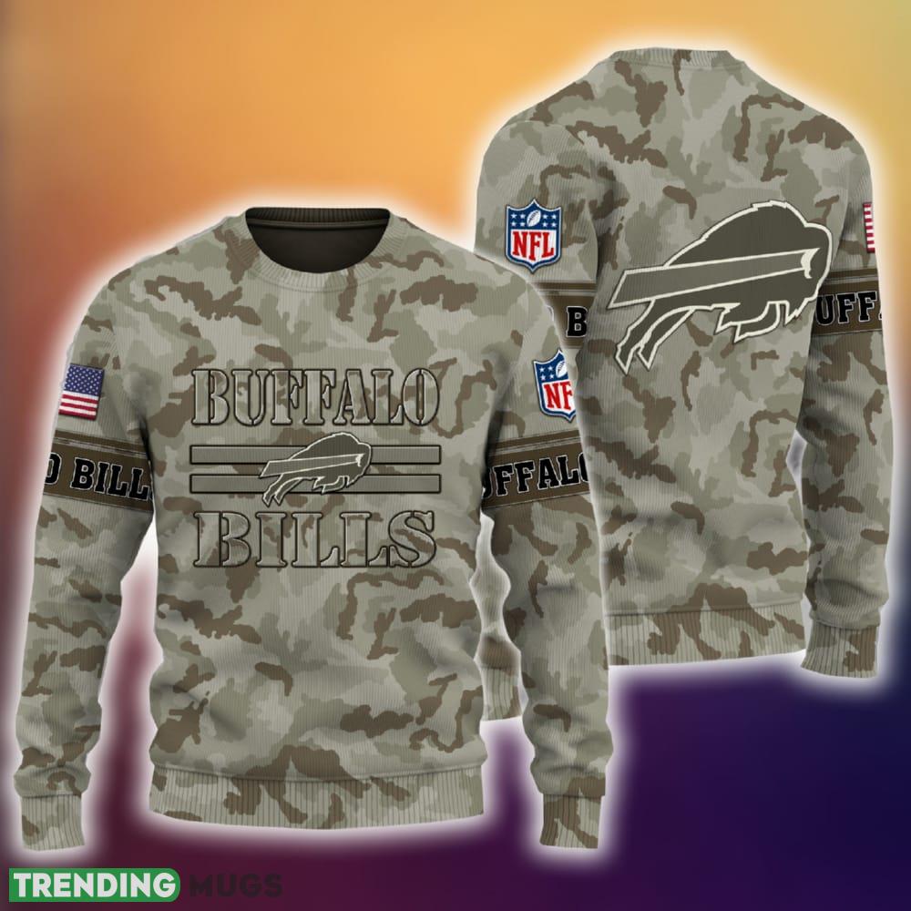 Buffalo Bills NFL Camo 3D Sweater Veteran Gift Holidays Ugly For Christmas - Buffalo Bills NFL Camo 3D Sweater Veteran Gift For Men And Women Christmas Buffalo Bills NFL Camo 3D Sweater Veteran Gift Holidays Ugly For Christmas - Buffalo Bills NFL Camo 3D Sweater Veteran Gift For Men And Women Christmas