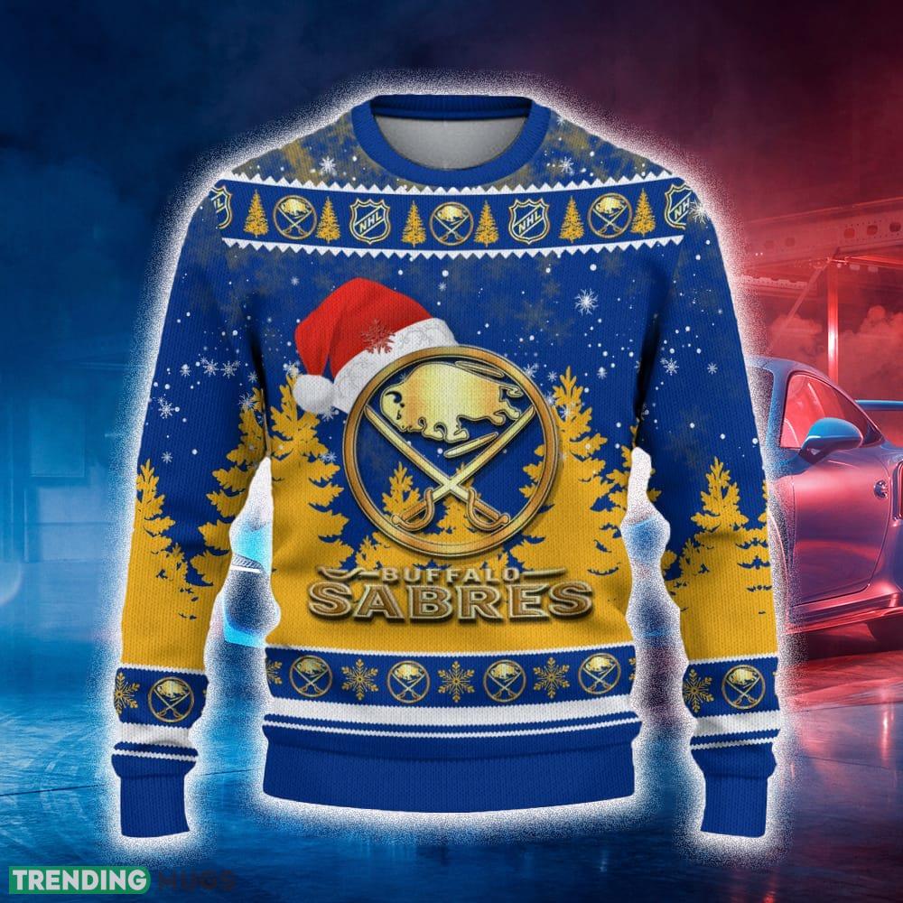Buffalo Sabres Ugly Christmas Sweater Tree Santa Hat Car For Fans Gift Familys Holidays - Buffalo Sabres Ugly Christmas Sweater_2 Buffalo Sabres Ugly Christmas Sweater Tree Santa Hat Car For Fans Gift Familys Holidays - Buffalo Sabres Ugly Christmas Sweater_2