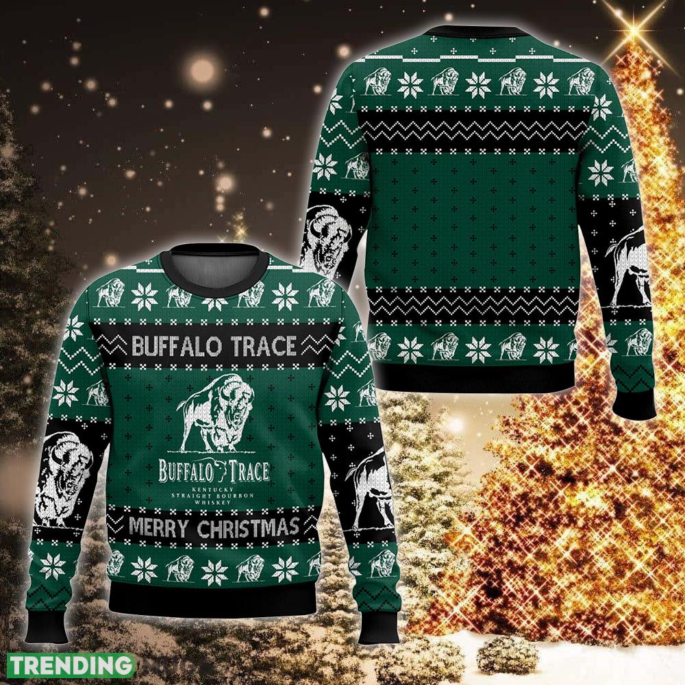 Buffalo Trace Design Christmas Ugly Sweater Gift For Holidays - Buffalo Trace Ugly Christmas Sweater For Men And Women Photo 1 Buffalo Trace Design Christmas Ugly Sweater Gift For Holidays - Buffalo Trace Ugly Christmas Sweater For Men And Women Photo 1