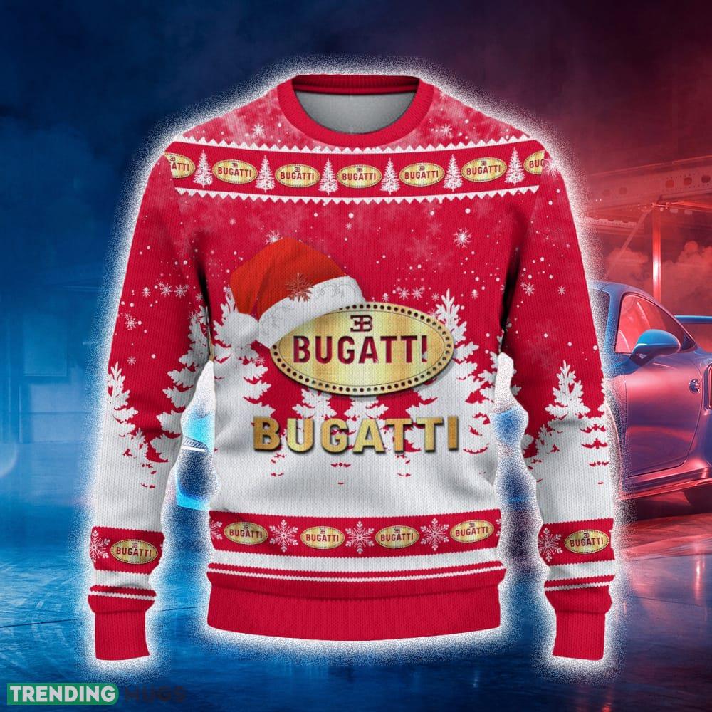 Bugati Ugly Christmas Sweater Tree Santa Hat Car For Fans Gift Familys Holidays - Bugati Ugly Christmas Sweater_2 Bugati Ugly Christmas Sweater Tree Santa Hat Car For Fans Gift Familys Holidays - Bugati Ugly Christmas Sweater_2