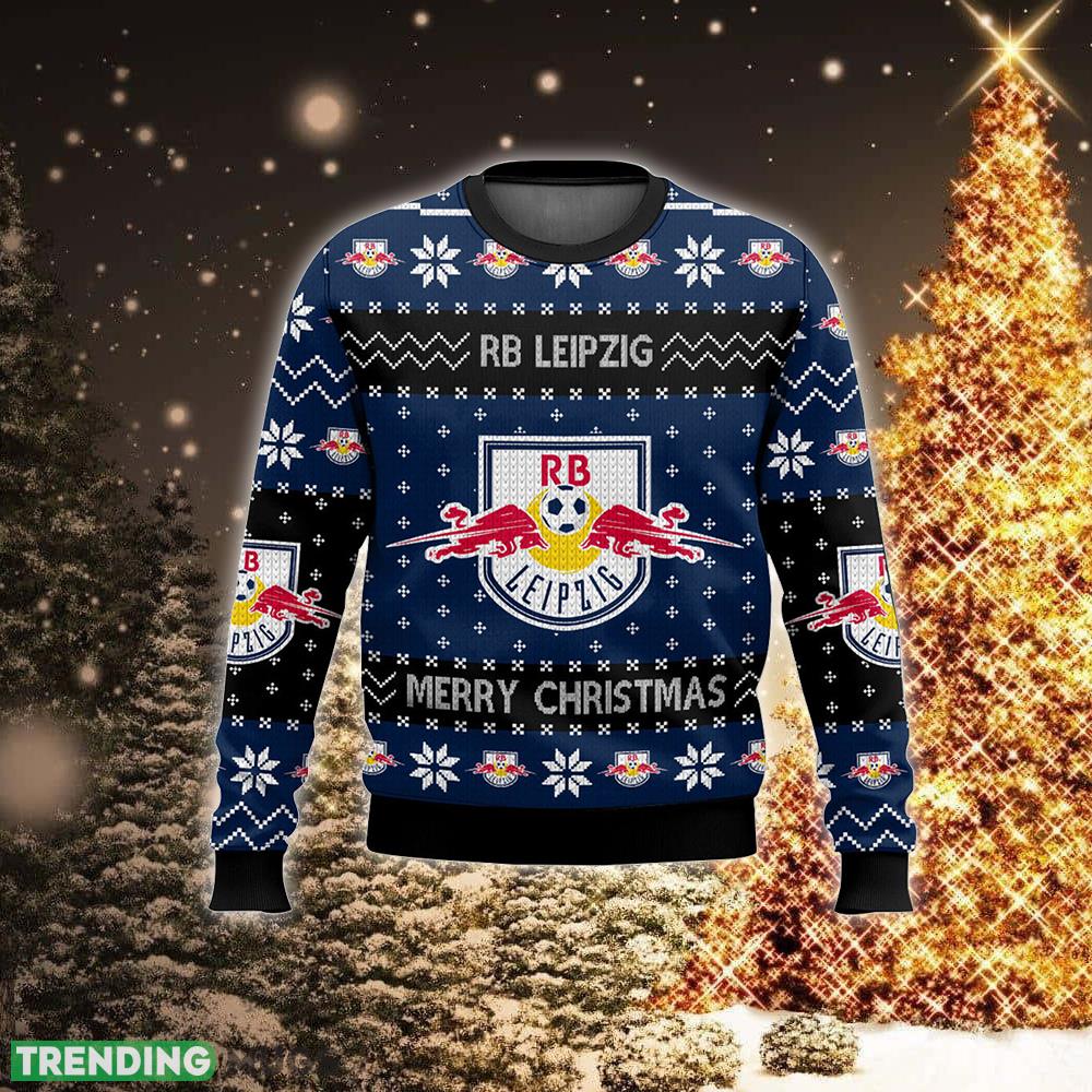 Bundesliga RB Leipzig Style Christmas Ugly 3D Sweater For Fans 3D Sweater Bundesliga RB Leipzig Style Christmas Ugly 3D Sweater For Fans 3D Sweater