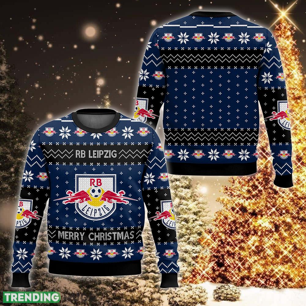 Bundesliga RB Leipzig Style Christmas Ugly 3D Sweater For Fans - Bundesliga RB Leipzig Ugly Christmas Sweater For Men And Women Photo 1 Bundesliga RB Leipzig Style Christmas Ugly 3D Sweater For Fans - Bundesliga RB Leipzig Ugly Christmas Sweater For Men And Women Photo 1