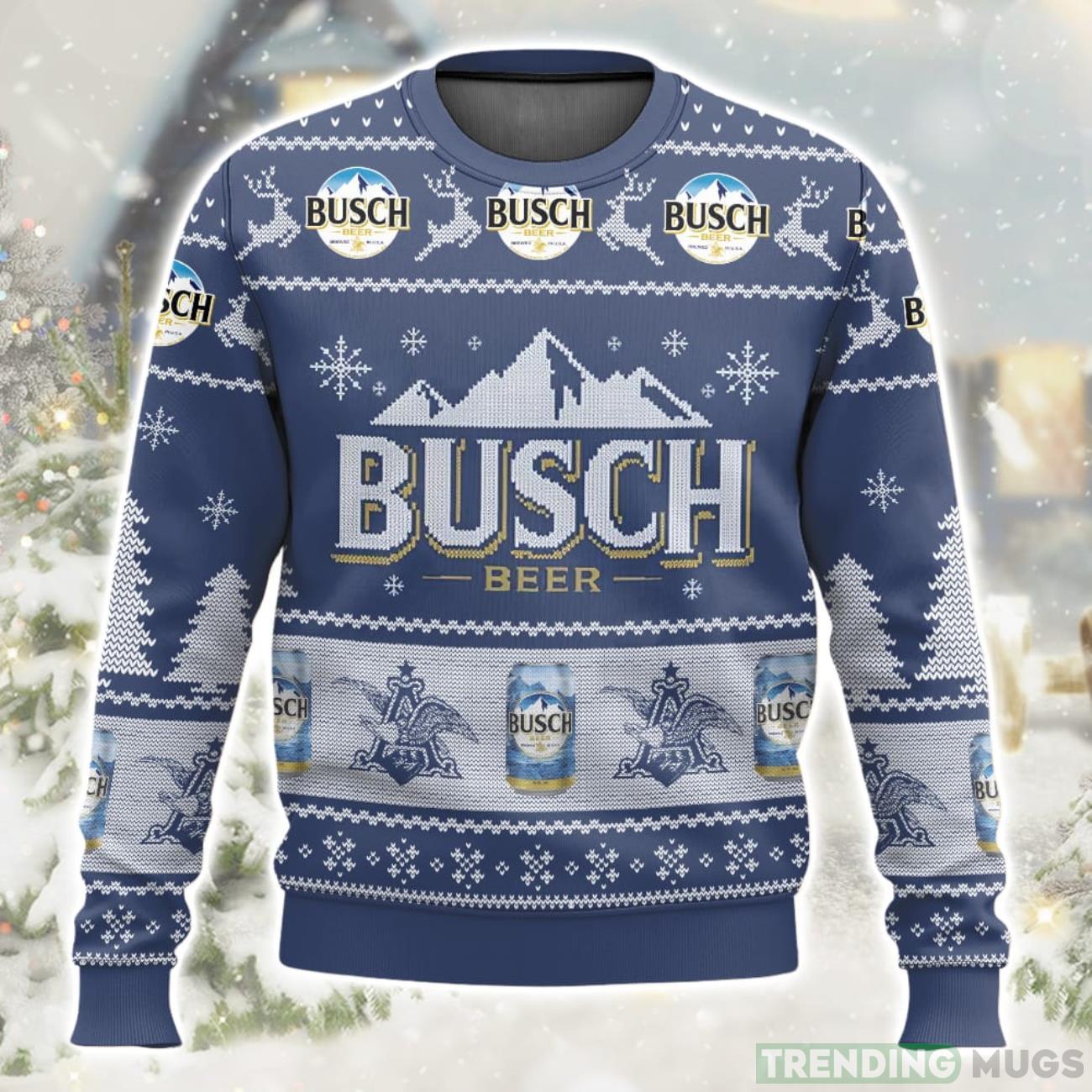 Busch Beer Christmas Ugly Sweater Special Gift For Xmas Product Photo 1 Busch Beer Christmas Ugly Sweater Special Gift For Xmas Product Photo 1