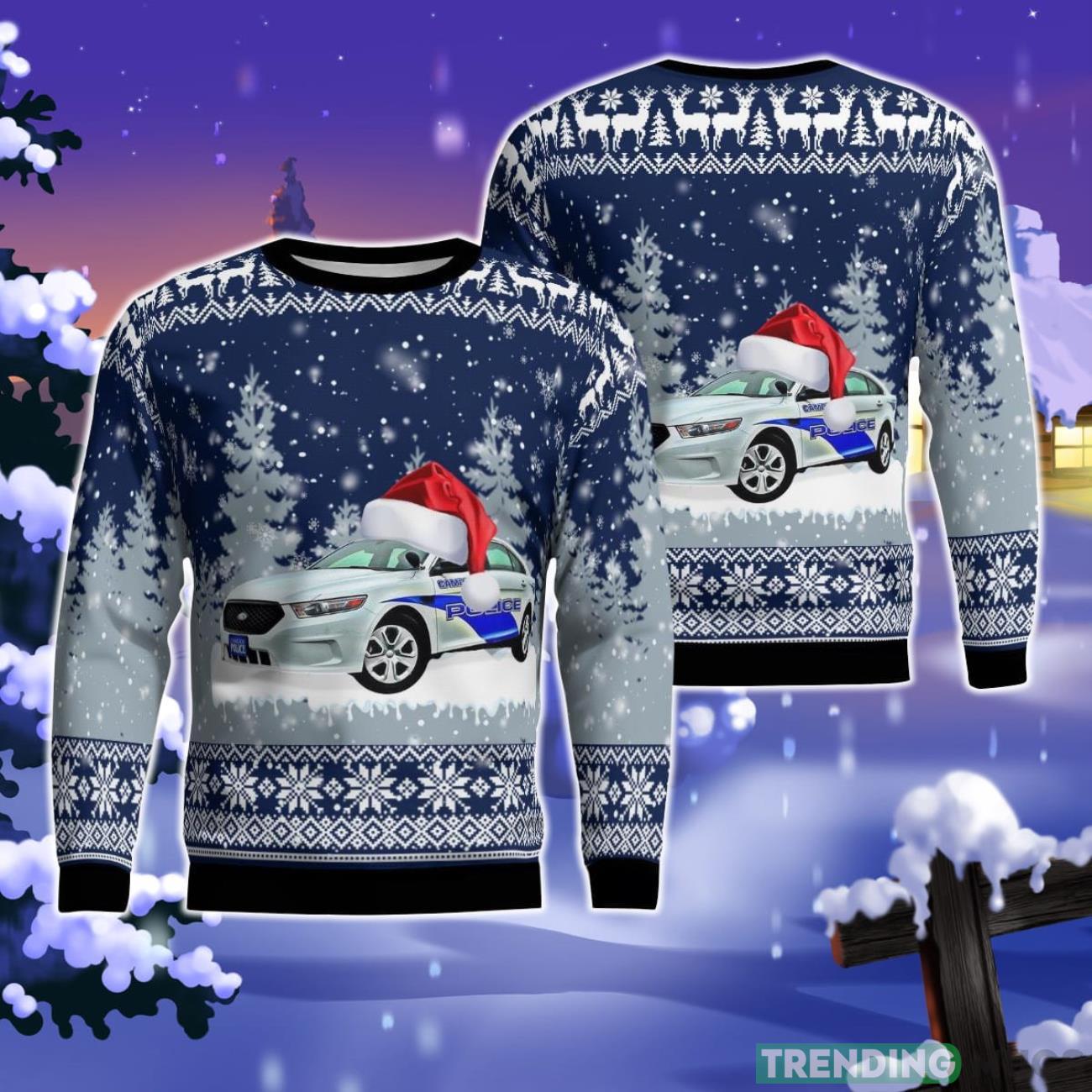 Camden Police Department, Camden, South Carolina Christmas Ugly Sweater Product Photo 1 Camden Police Department, Camden, South Carolina Christmas Ugly Sweater Product Photo 1
