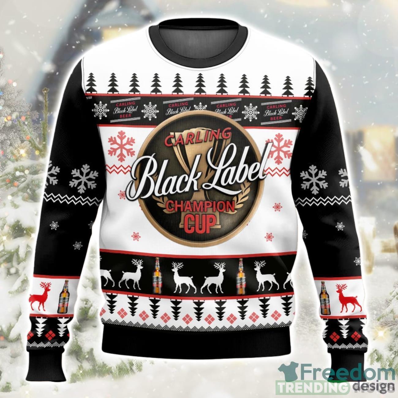 Carling Black Label Beer Christmas Ugly Sweater Special Gift For Xmas Product Photo 1 Carling Black Label Beer Christmas Ugly Sweater Special Gift For Xmas Product Photo 1