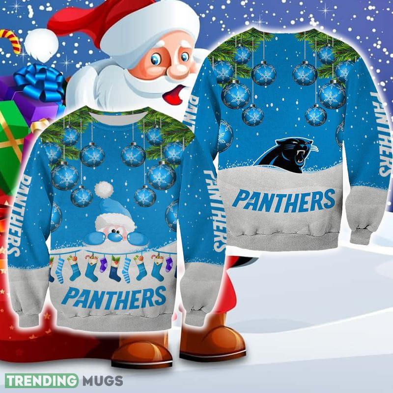 Carolina Panthers Christmas Santa Ugly Sweater For Fans Gift - Carolina Panthers Christmas Santa Ugly Sweater For Fans AOP Gift Holidays Carolina Panthers Christmas Santa Ugly Sweater For Fans Gift - Carolina Panthers Christmas Santa Ugly Sweater For Fans AOP Gift Holidays