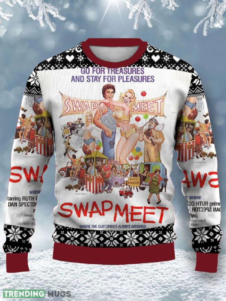 Casual And Fun Cartoon SWAPMEET Printed Round Neck Sweater Hot Trending For Men And Women - Casual And Fun Cartoon SWAPMEET Printed Round Neck Sweatshirt_1 Casual And Fun Cartoon SWAPMEET Printed Round Neck Sweater Hot Trending For Men And Women - Casual And Fun Cartoon SWAPMEET Printed Round Neck Sweatshirt_1