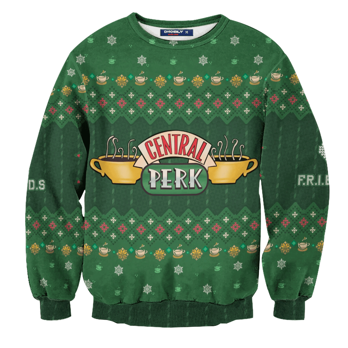 Central Perk Ugly Christmas Sweater Perfect Holiday Gift 3D Sweater Central Perk Ugly Christmas Sweater Perfect Holiday Gift 3D Sweater