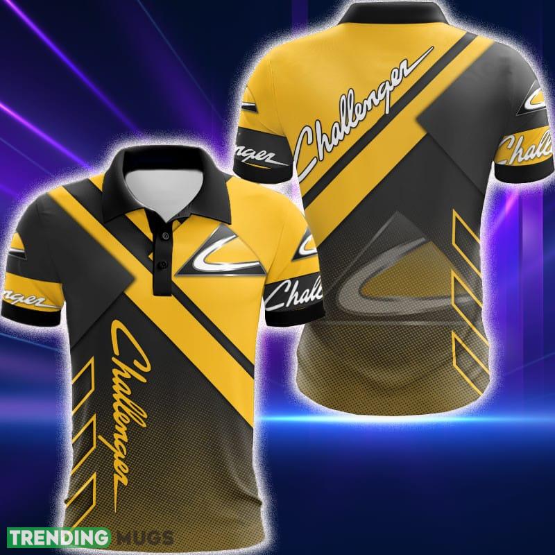 Challenger Truck Big Logo Hidden 3D Golf Polo Shirt For Men And Women - Challenger Truck Big Logo Hidden 3D Golf Polo Shirt For Men And Women Challenger Truck Big Logo Hidden 3D Golf Polo Shirt For Men And Women - Challenger Truck Big Logo Hidden 3D Golf Polo Shirt For Men And Women