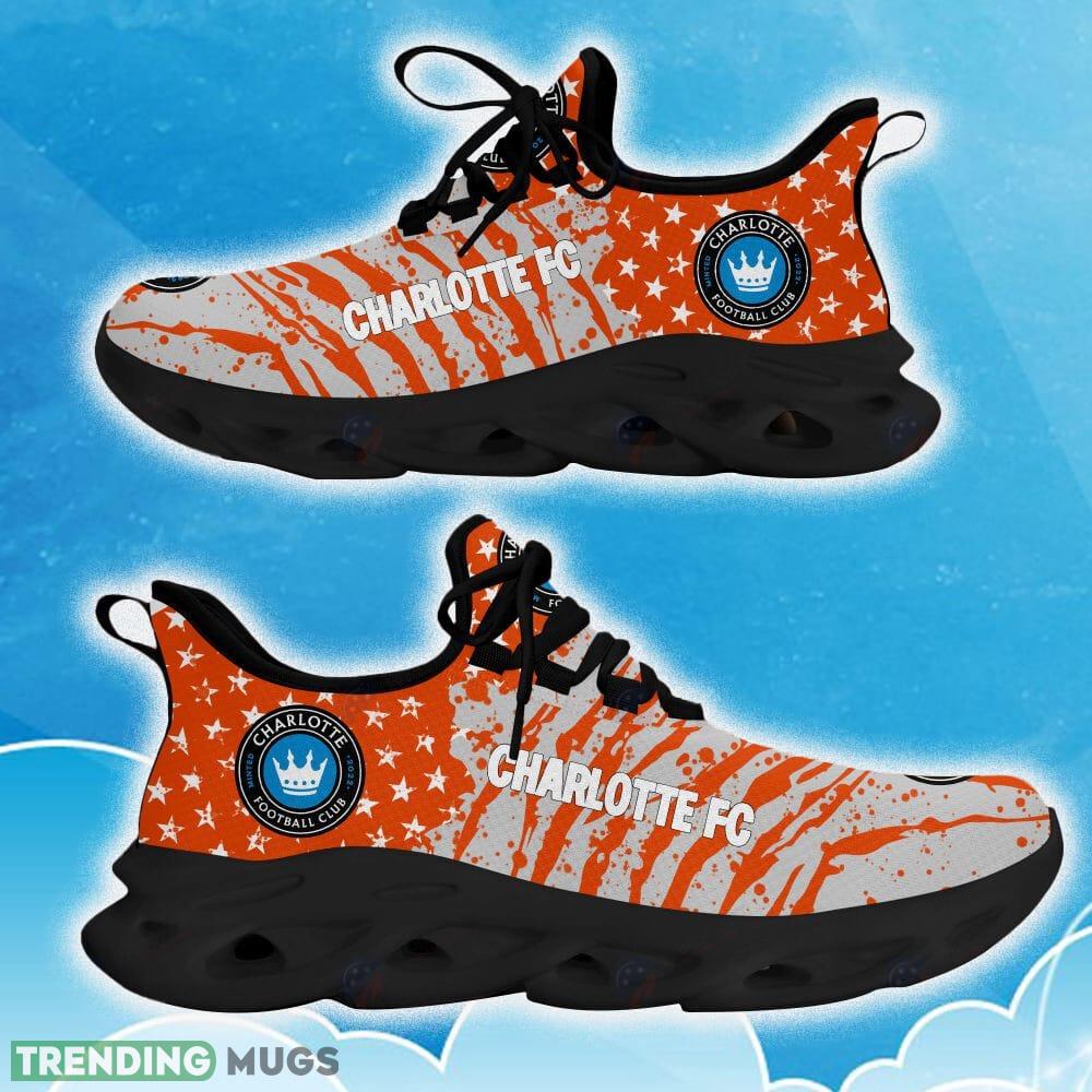 Charlotte FC Orange New Chunky Shoes Camo Logo Printed For Men And Women Gift Fans Max Soul Sneakers Max Soul Charlotte FC Orange New Chunky Shoes Camo Logo Printed For Men And Women Gift Fans Max Soul Sneakers Max Soul