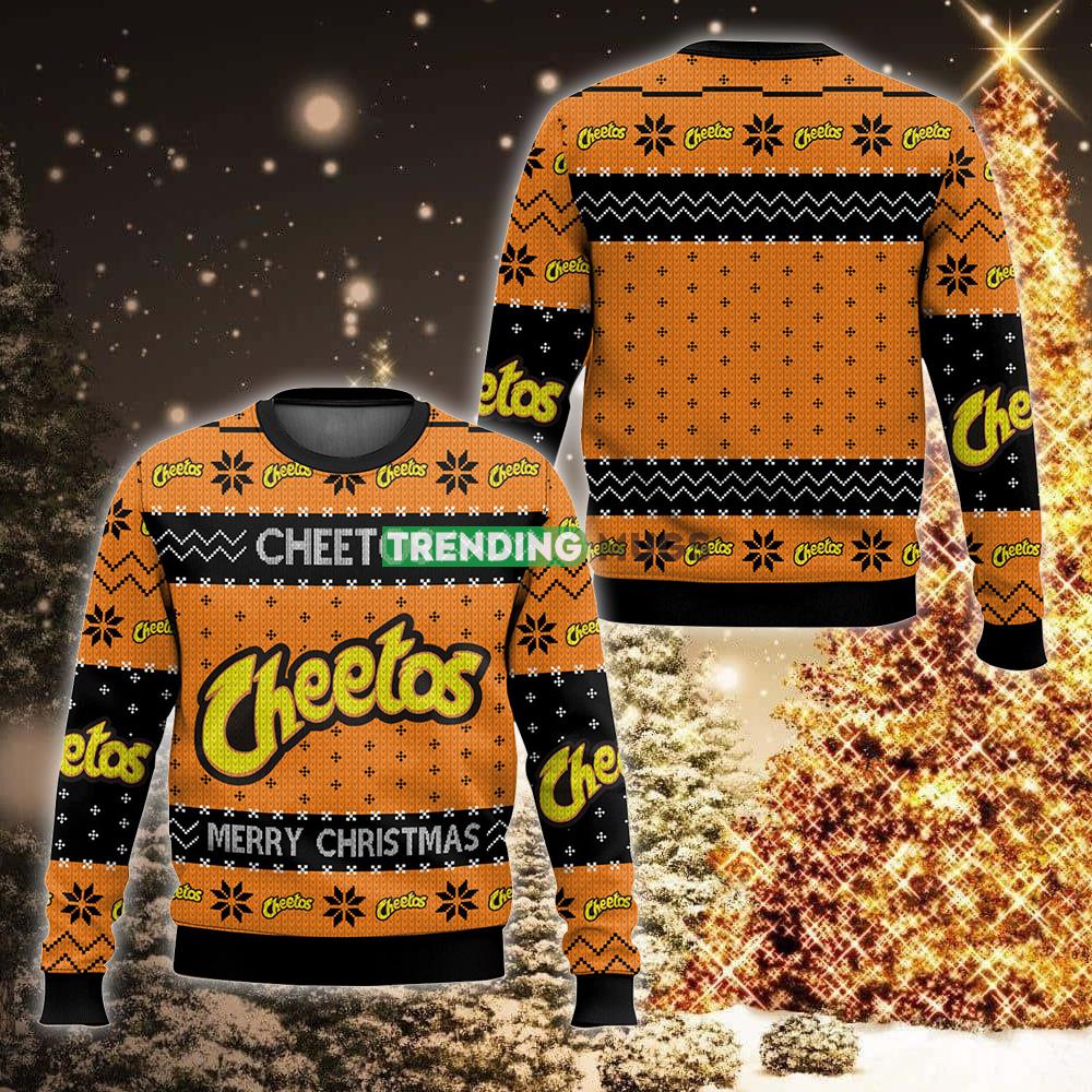 Cheetos Snack Brand New Style 2023 Ugly 3D Sweater Jumper For Christmas - Cheetos Snack Brand Ugly Christmas Sweater For Men And Women Photo 1 Cheetos Snack Brand New Style 2023 Ugly 3D Sweater Jumper For Christmas - Cheetos Snack Brand Ugly Christmas Sweater For Men And Women Photo 1