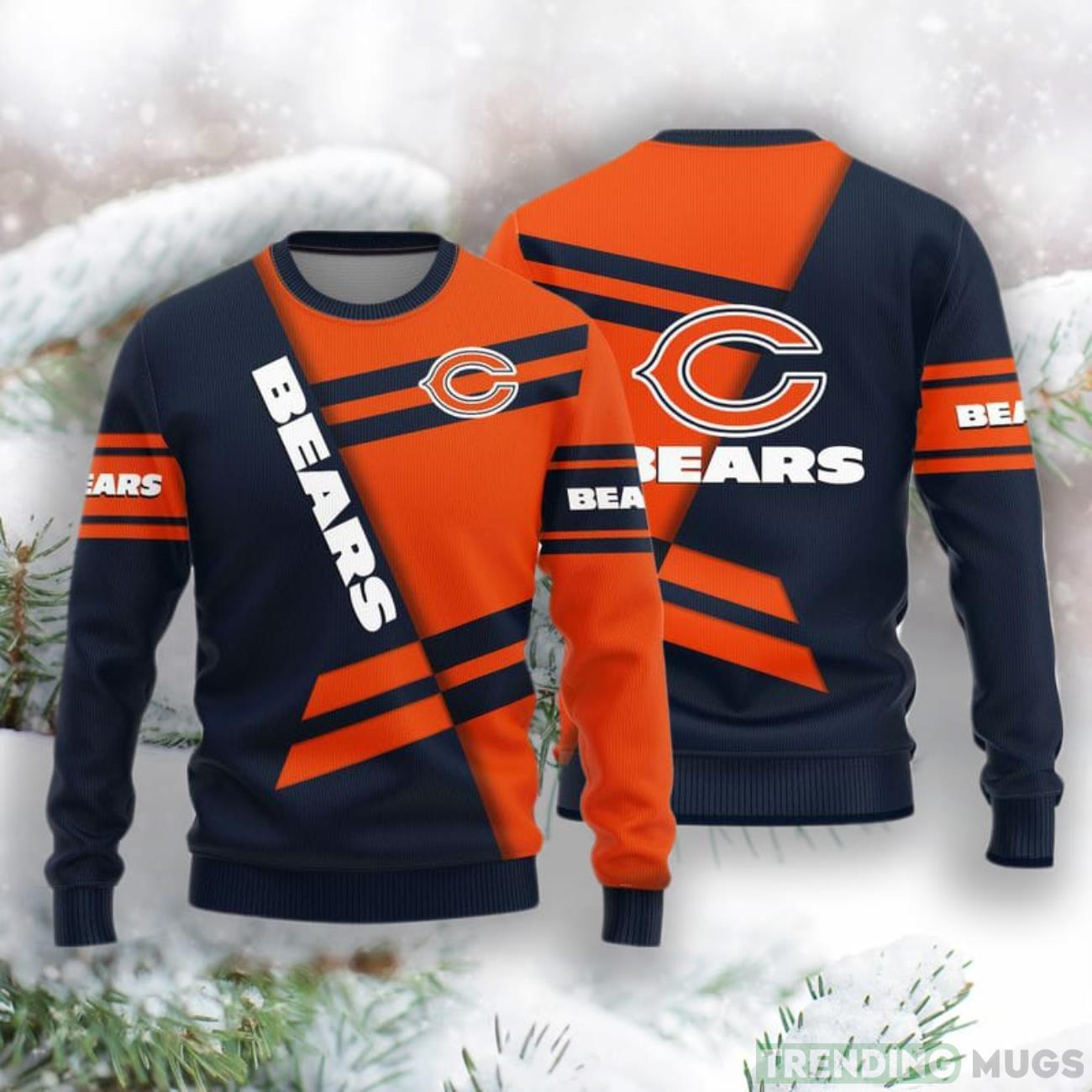 Chicago Bears Basic Pattern New Style Knitted Sweater Product Photo 1 Chicago Bears Basic Pattern New Style Knitted Sweater Product Photo 1