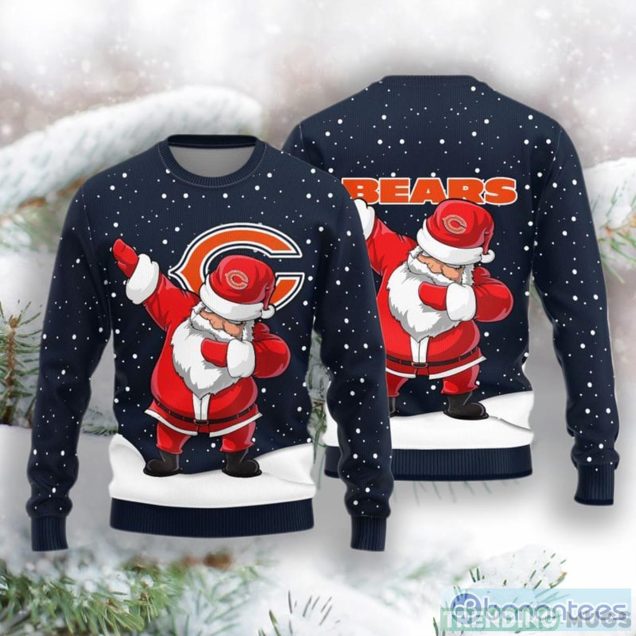 Chicago Bears Dab Santa New Style Knitted Sweater For Men And Women Product Photo 1