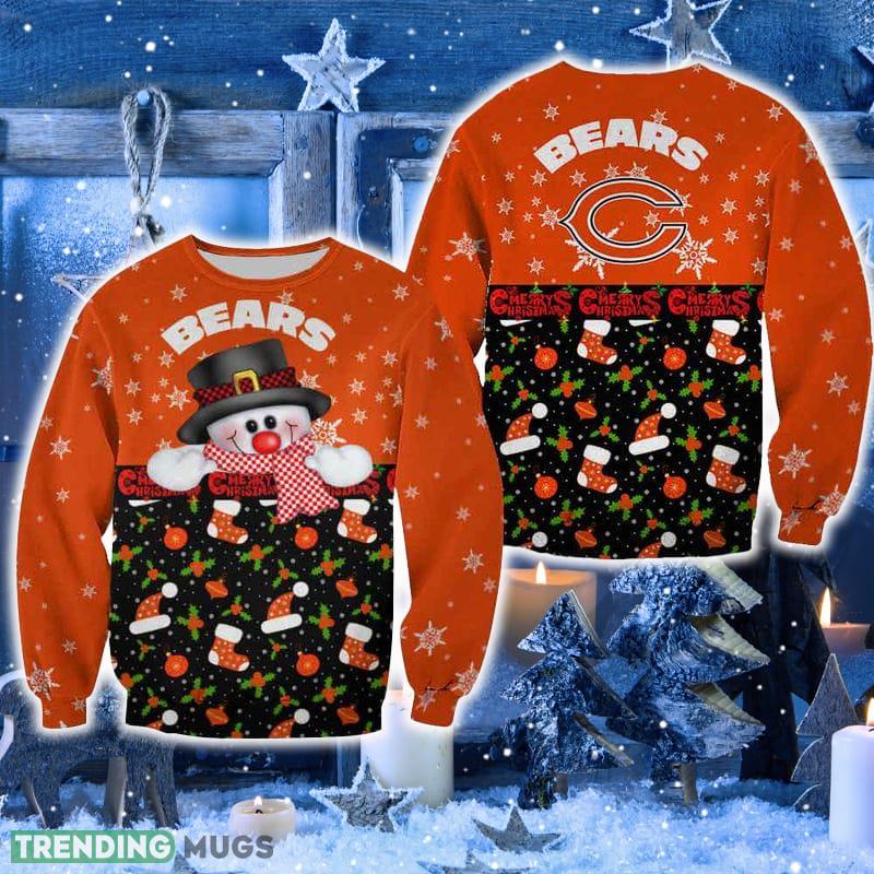 Chicago Bears Snowman Ensemble Sweater For Men And Women Gift - Chicago Bears Snowman Ensemble Sweater New For Men And Women Gift Holidays Chicago Bears Snowman Ensemble Sweater For Men And Women Gift - Chicago Bears Snowman Ensemble Sweater New For Men And Women Gift Holidays