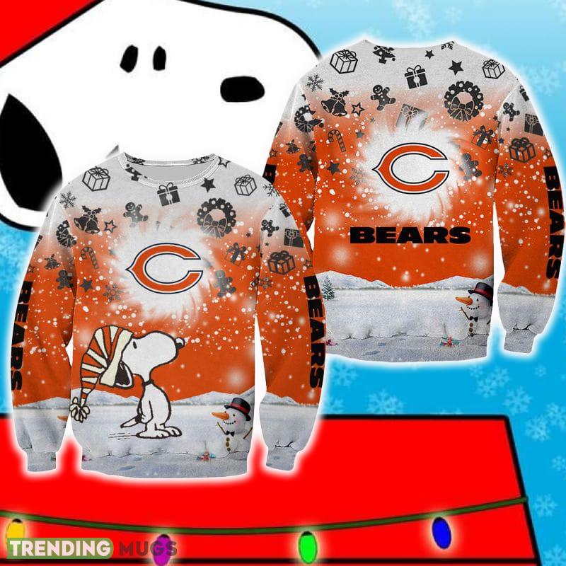 Chicago Bears Xmas Snoopy Ugly Sweater For Fans Gift Christmas - Chicago Bears Xmas Snoopy Ugly Sweater For Fans New Gift Holidays Christmas Chicago Bears Xmas Snoopy Ugly Sweater For Fans Gift Christmas - Chicago Bears Xmas Snoopy Ugly Sweater For Fans New Gift Holidays Christmas