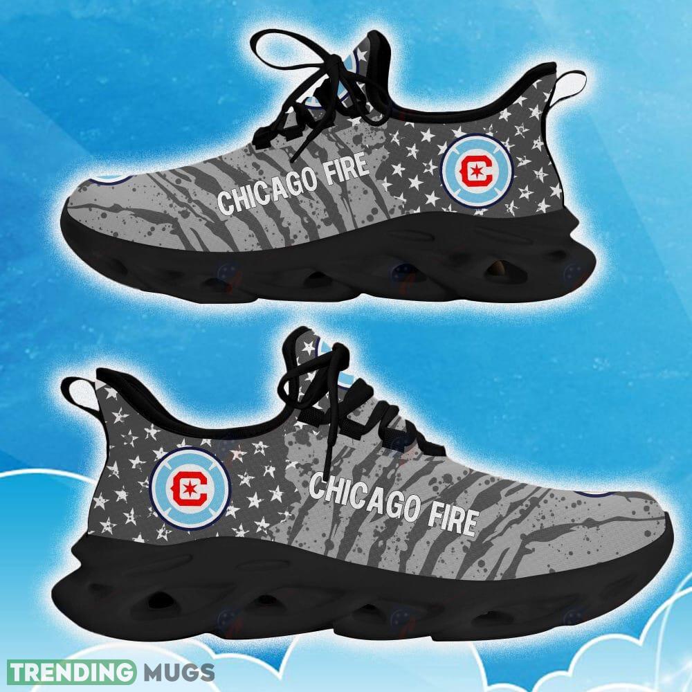 Chicago Fire Grey New Chunky Shoes Camo Logo Printed For Men And Women Gift Fans Max Soul Sneakers Max Soul Chicago Fire Grey New Chunky Shoes Camo Logo Printed For Men And Women Gift Fans Max Soul Sneakers Max Soul