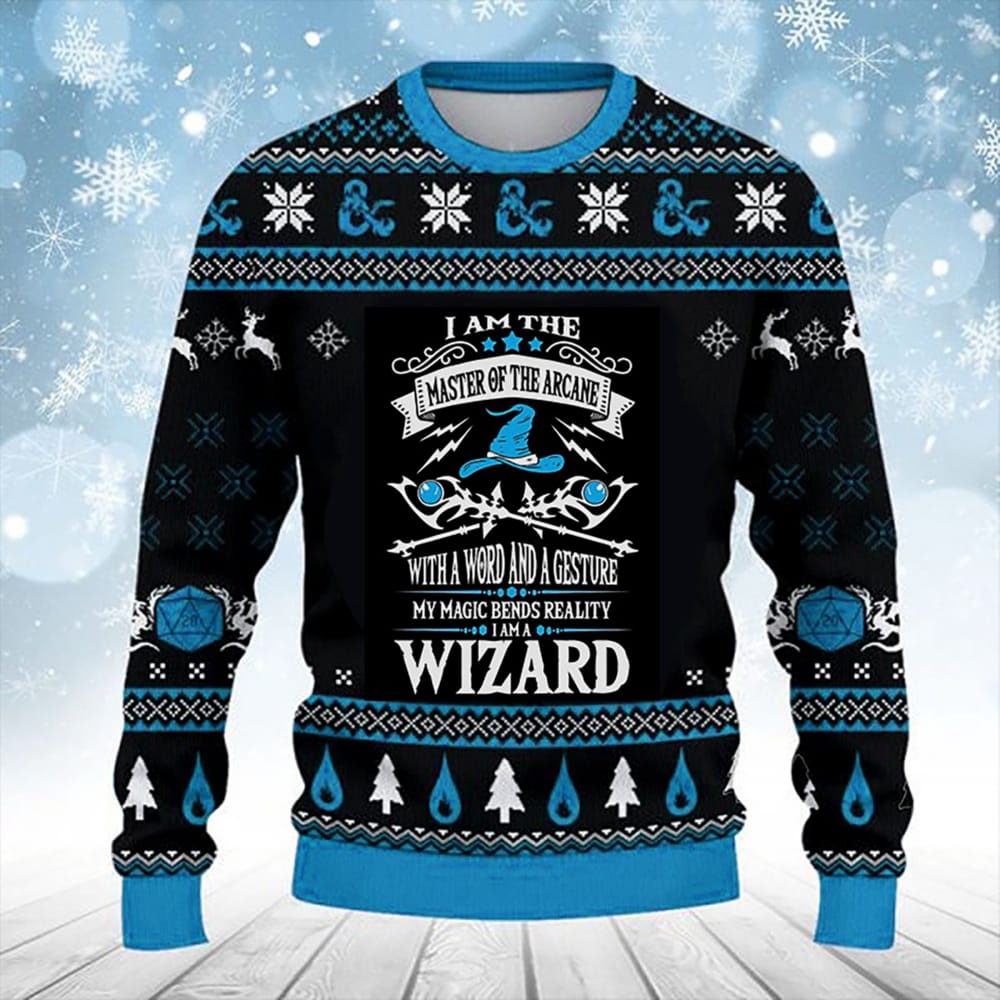 Christmas Gift Dnd Classes Wizard The Wizard Ugly Xmas Sweater Dungeons And Dragons Ugly Sweater DnD Shirt - 211123-094243 Christmas Gift Dnd Classes Wizard The Wizard Ugly Xmas Sweater Dungeons And Dragons Ugly Sweater DnD Shirt - 211123-094243