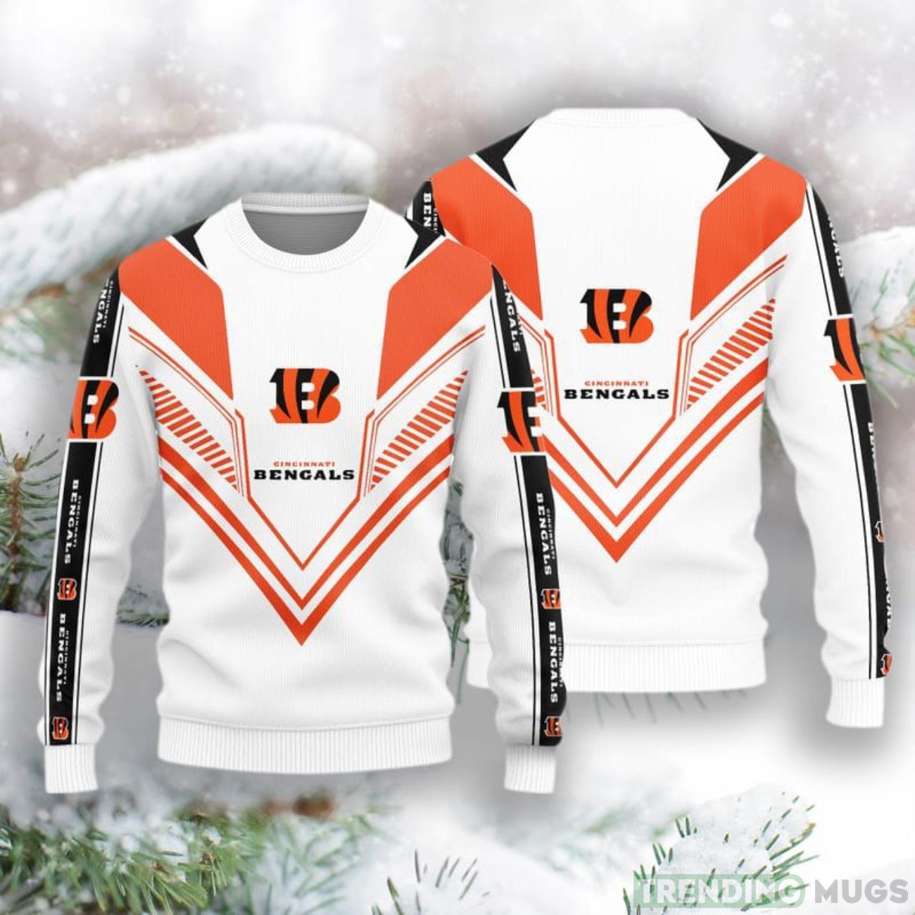 Cincinnati Bengals Basic New Style Knitted Sweater Product Photo 1 Cincinnati Bengals Basic New Style Knitted Sweater Product Photo 1