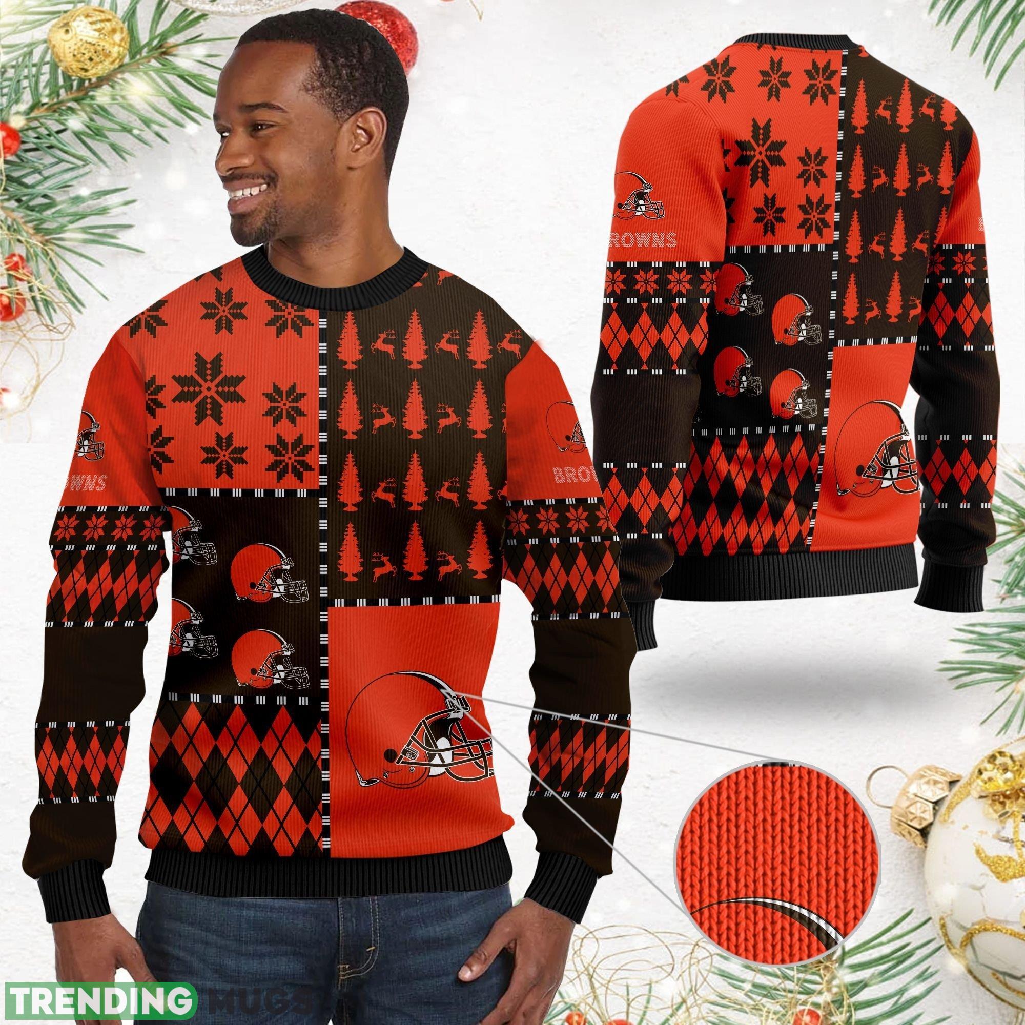 Cleveland Browns Ugly Christmas Sweater Perfect Holiday Gift - Cleveland Browns Ugly Christmas Sweater Perfect Holiday Gift_1 Cleveland Browns Ugly Christmas Sweater Perfect Holiday Gift - Cleveland Browns Ugly Christmas Sweater Perfect Holiday Gift_1