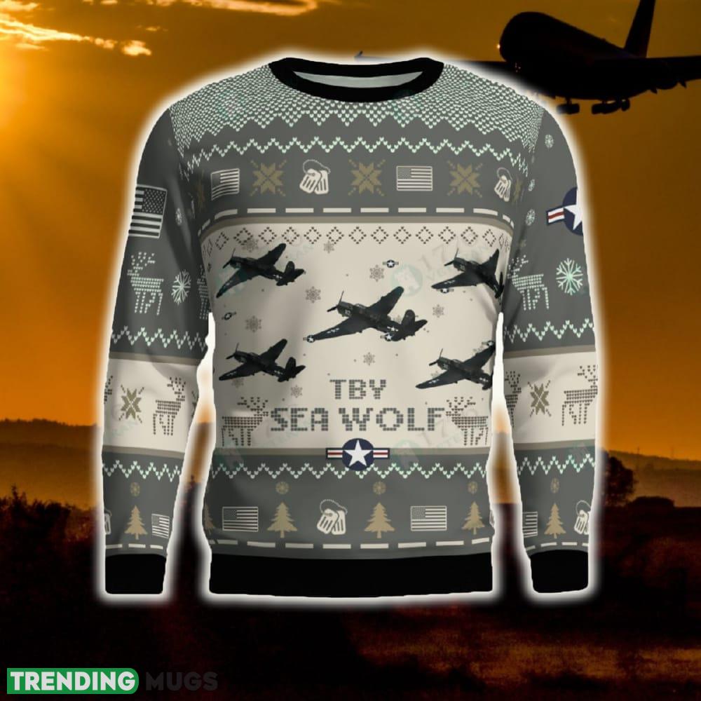 Consolidated TBY Sea Wolf Combat Aircraft Ugly Sweater Gift For Men And Women Gift Veteran Christmas - Consolidated TBY Sea Wolf Combat Aircraft Ugly Sweater 2 Consolidated TBY Sea Wolf Combat Aircraft Ugly Sweater Gift For Men And Women Gift Veteran Christmas - Consolidated TBY Sea Wolf Combat Aircraft Ugly Sweater 2