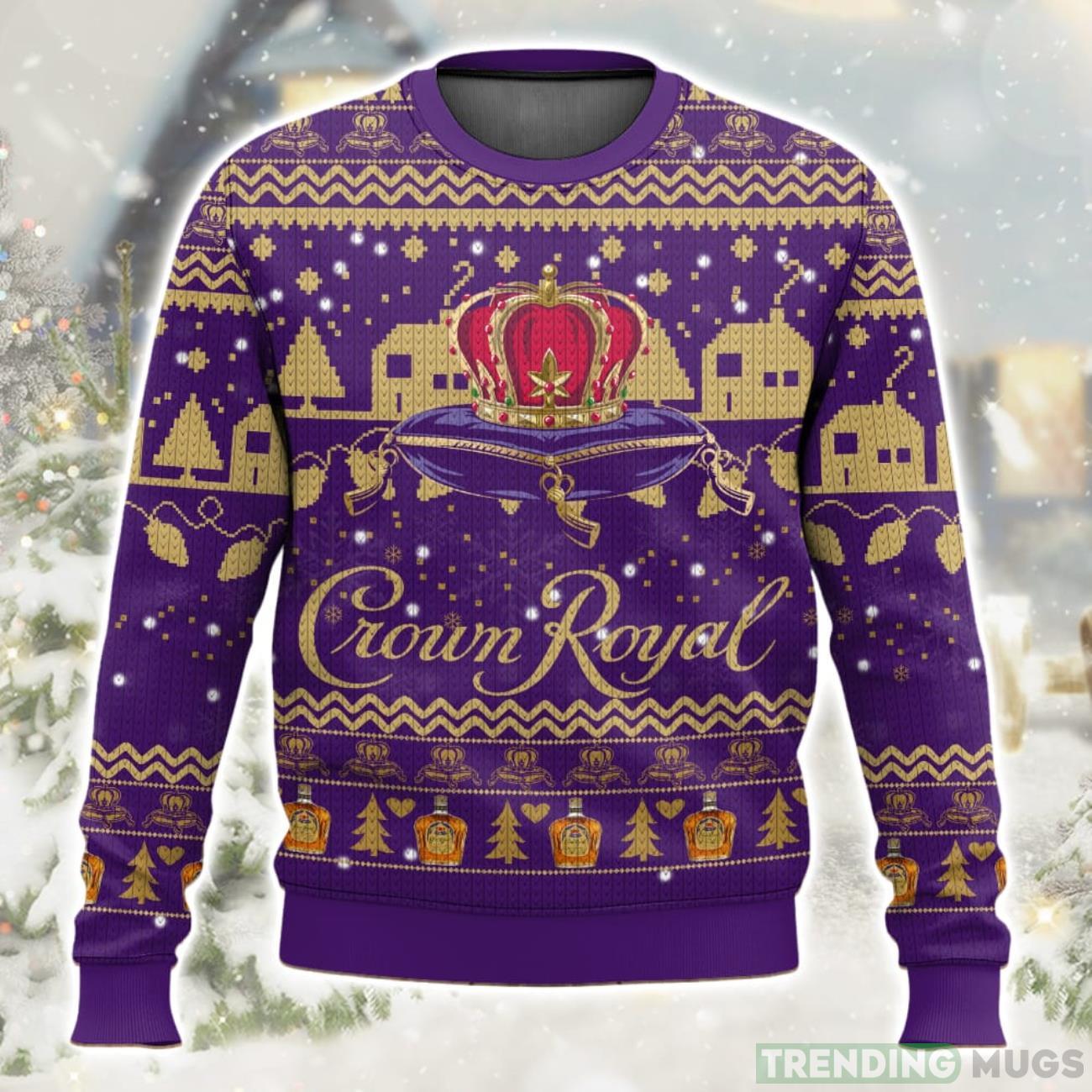 Crown Royal Christmas Ugly Sweater Special Gift For Xmas Product Photo 1 Crown Royal Christmas Ugly Sweater Special Gift For Xmas Product Photo 1