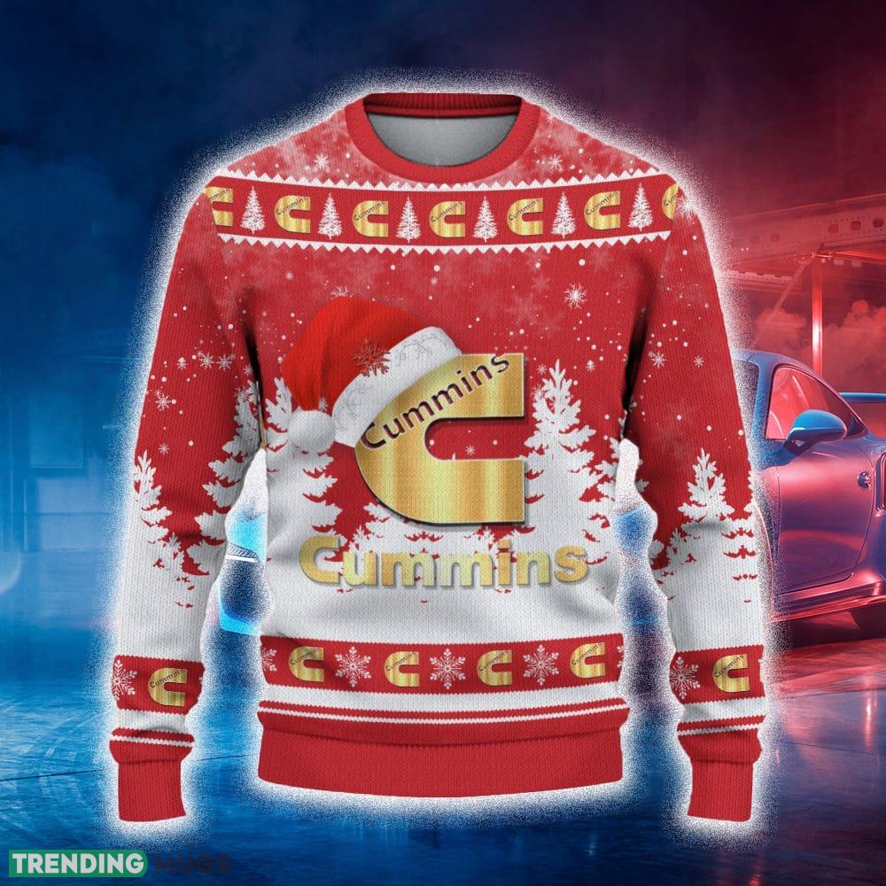 Cummins Ugly Christmas Sweater Tree Santa Hat Car For Fans Gift Familys Holidays - Cummins Ugly Christmas Sweater_2 Cummins Ugly Christmas Sweater Tree Santa Hat Car For Fans Gift Familys Holidays - Cummins Ugly Christmas Sweater_2