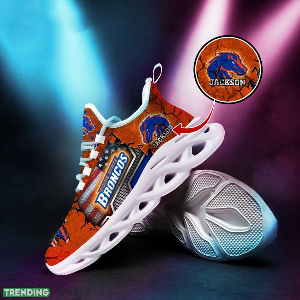 Custom Name Boise State Broncos Sport Team Chunky Sneakers For Fans Gift New Max Soul Shoes Max Soul Custom Name Boise State Broncos Sport Team Chunky Sneakers For Fans Gift New Max Soul Shoes Max Soul