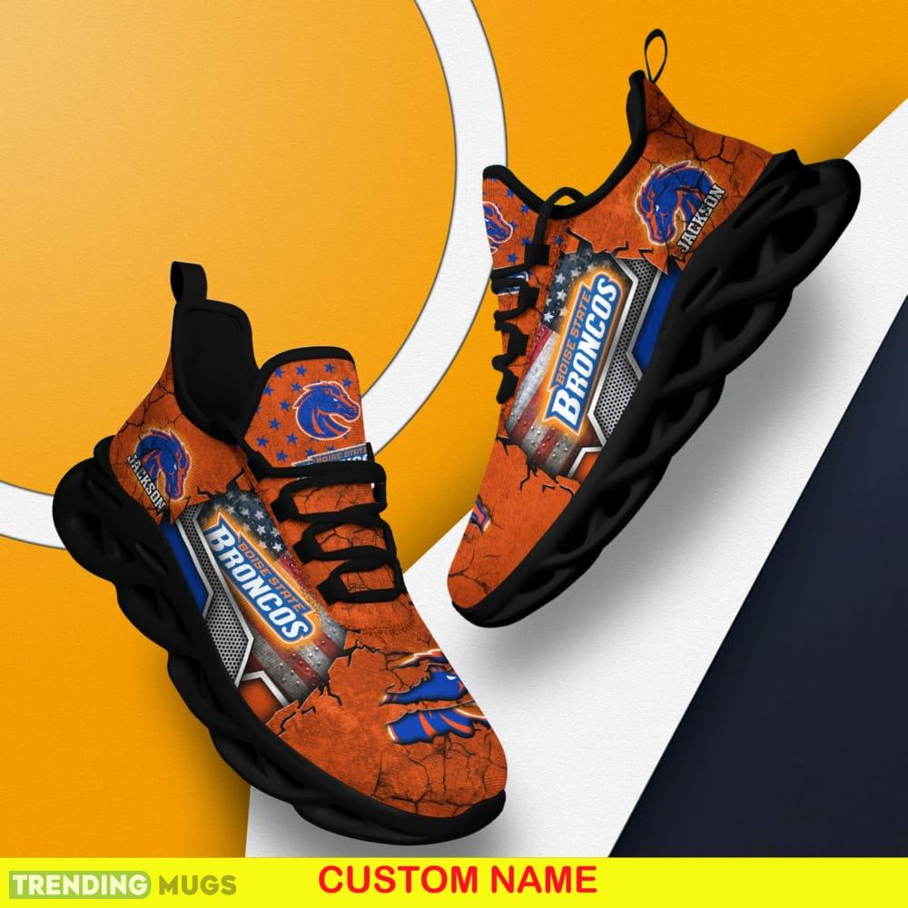Custom Name Boise State Broncos Sport Team Chunky Sneakers For Fans Gift New Max Soul Shoes Max Soul Custom Name Boise State Broncos Sport Team Chunky Sneakers For Fans Gift New Max Soul Shoes Max Soul