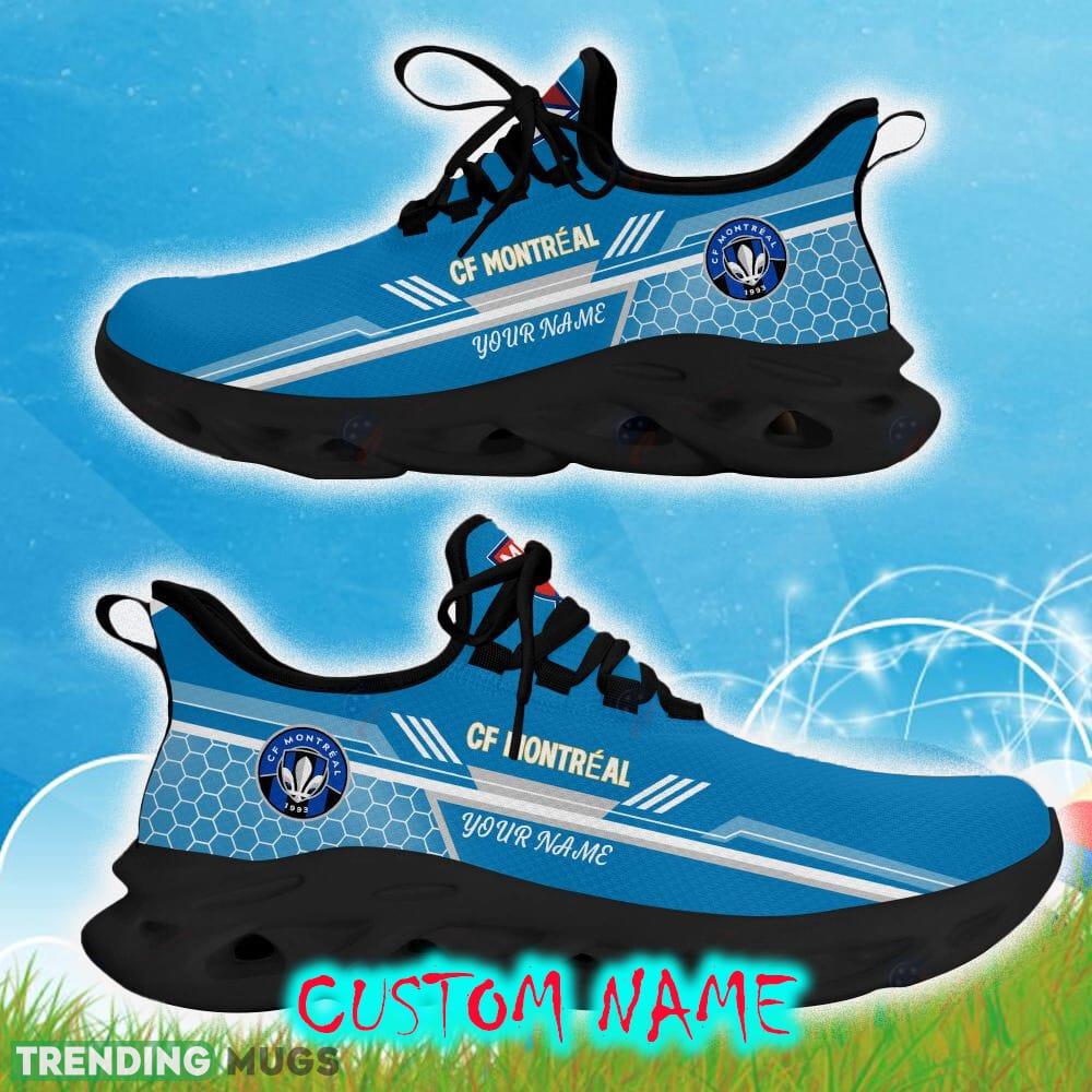 Custom Name CF Montréal Blue Color Best Running Shoes For Fans Gift Men And Women Clunky Sneakers Max Soul Custom Name CF Montréal Blue Color Best Running Shoes For Fans Gift Men And Women Clunky Sneakers Max Soul