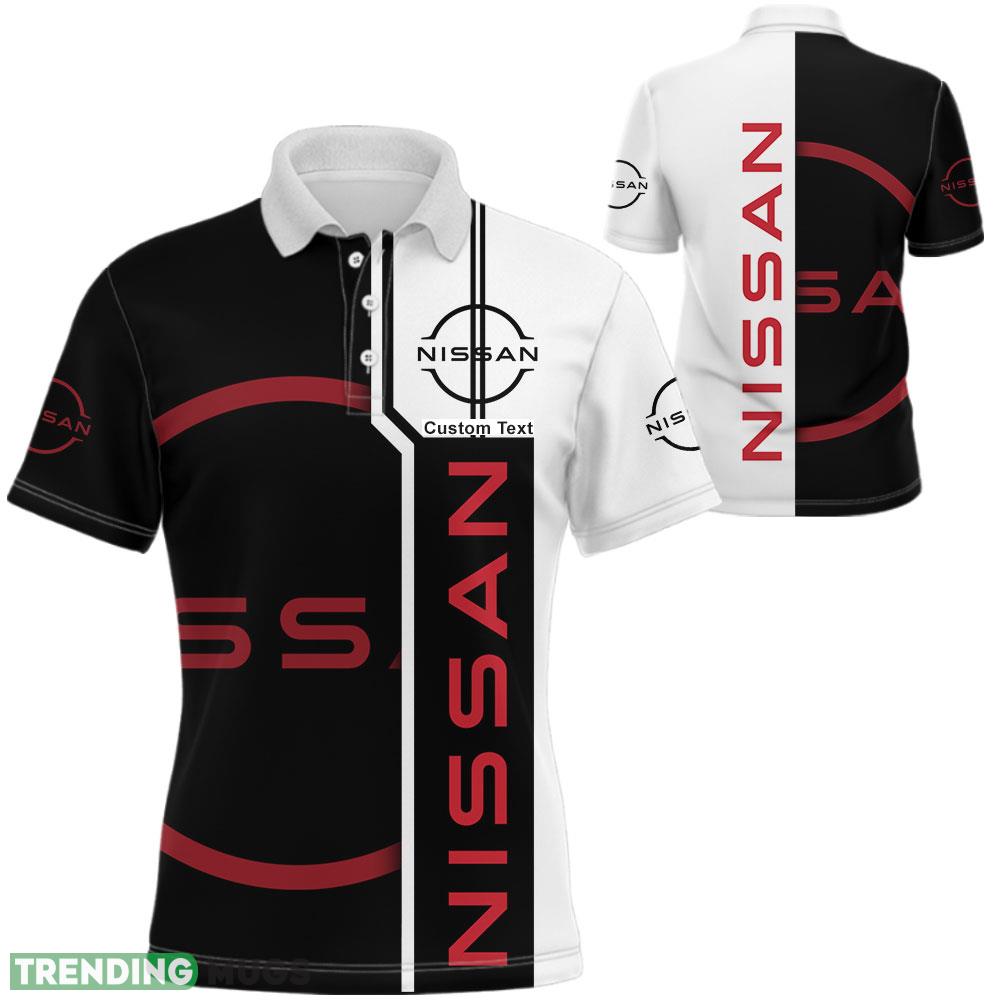 Custom Name Nissan Lovers Car 3D Polo Shirt Car Gift All Over Print Fans - Custom Name Nissan Lovers Car 3D Polo Logo Car Gift For Men And Women Fans