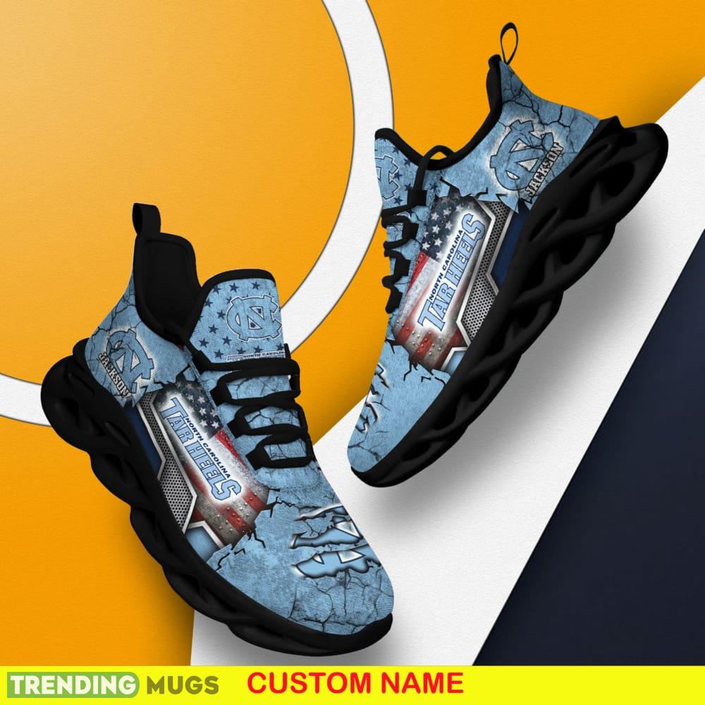 Custom Name North Carolina Tar Heels Sport Team Chunky Sneakers For Fans Gift New Max Soul Shoes Max Soul Custom Name North Carolina Tar Heels Sport Team Chunky Sneakers For Fans Gift New Max Soul Shoes Max Soul